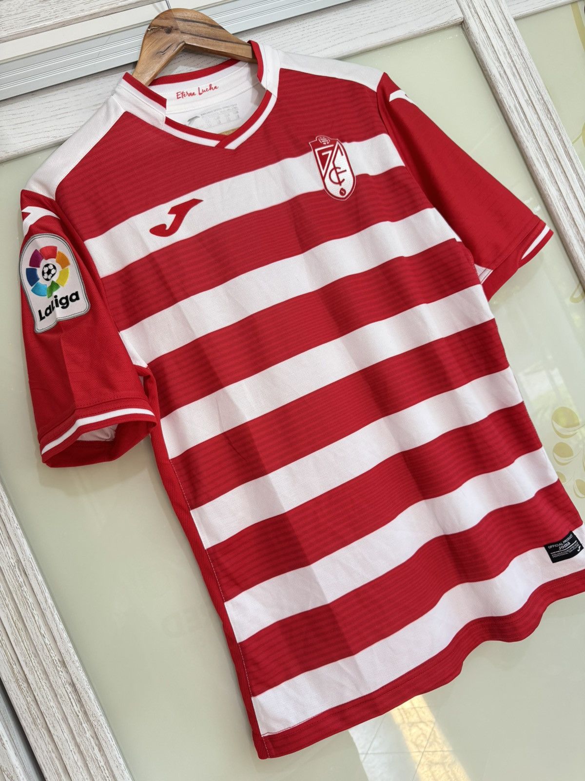 Joma Granada 2017-2018 Home Soccer Jersey Football Kit Shirt Size US M / EU 48-50 / 2 - 4 Thumbnail