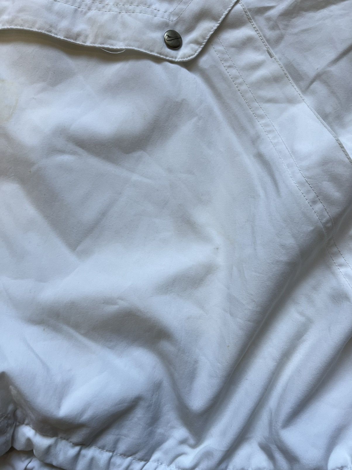 Nike Vintage 90’s Nike White Anorak Jacket Size US XL / EU 56 / 4 - 3 Thumbnail