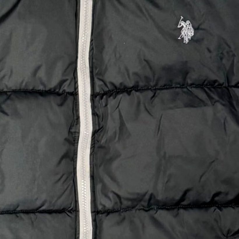 U.S. Polo Assn. U.S. Polo ASSN Men Vest XL Grey/Black Lightweight Puffer Quilted Size US XL / EU 56 / 4 - 3 Thumbnail