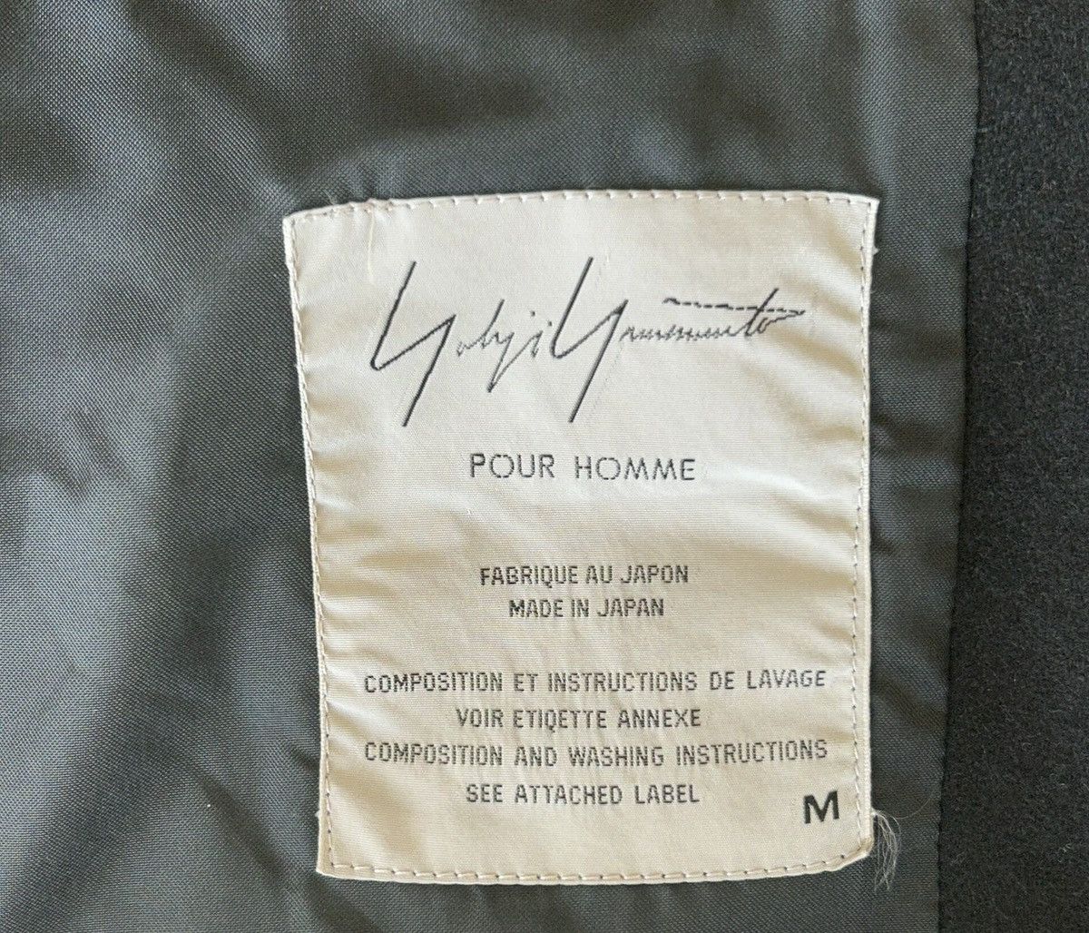 Yohji Yamamoto Yohji Yamamoto 97AW Zip-Through Oversized Jacket Size US M / EU 48-50 / 2 - 7 Thumbnail