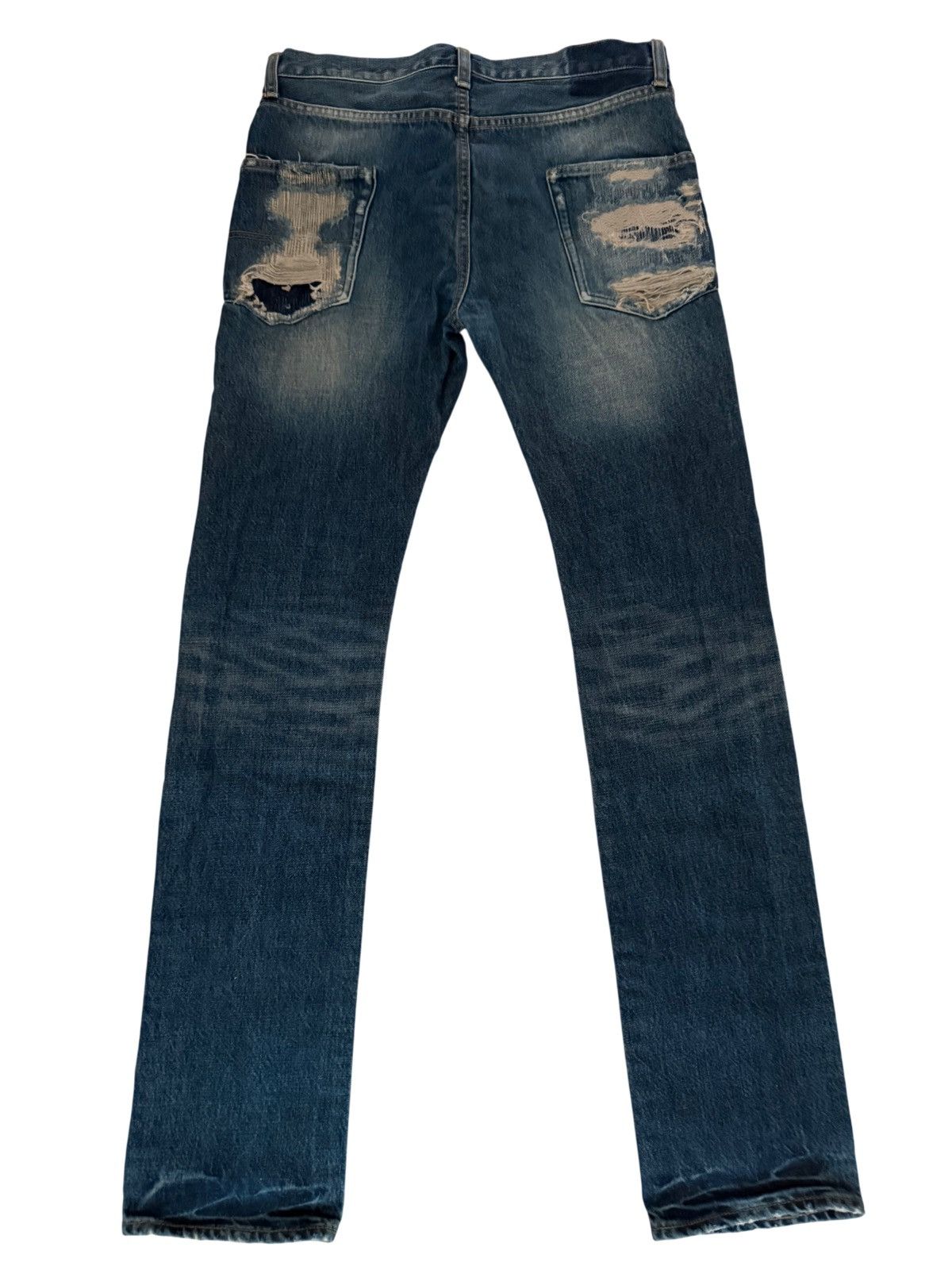 Undercover AW05 Arts&Crafts Skull Denim Size US 30 / EU 46 - 2 Thumbnail