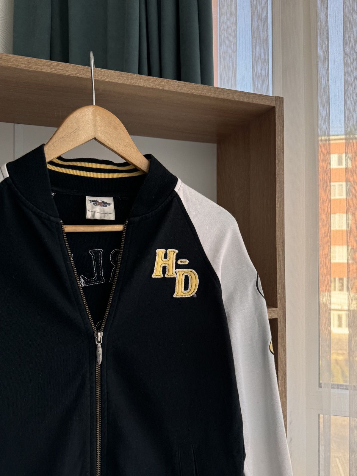 Harley Davidson × Vintage Vintage Harley-Davidson Moto Luxury Zip Hoodie Size S / US 4 / IT 40 - 2 Thumbnail