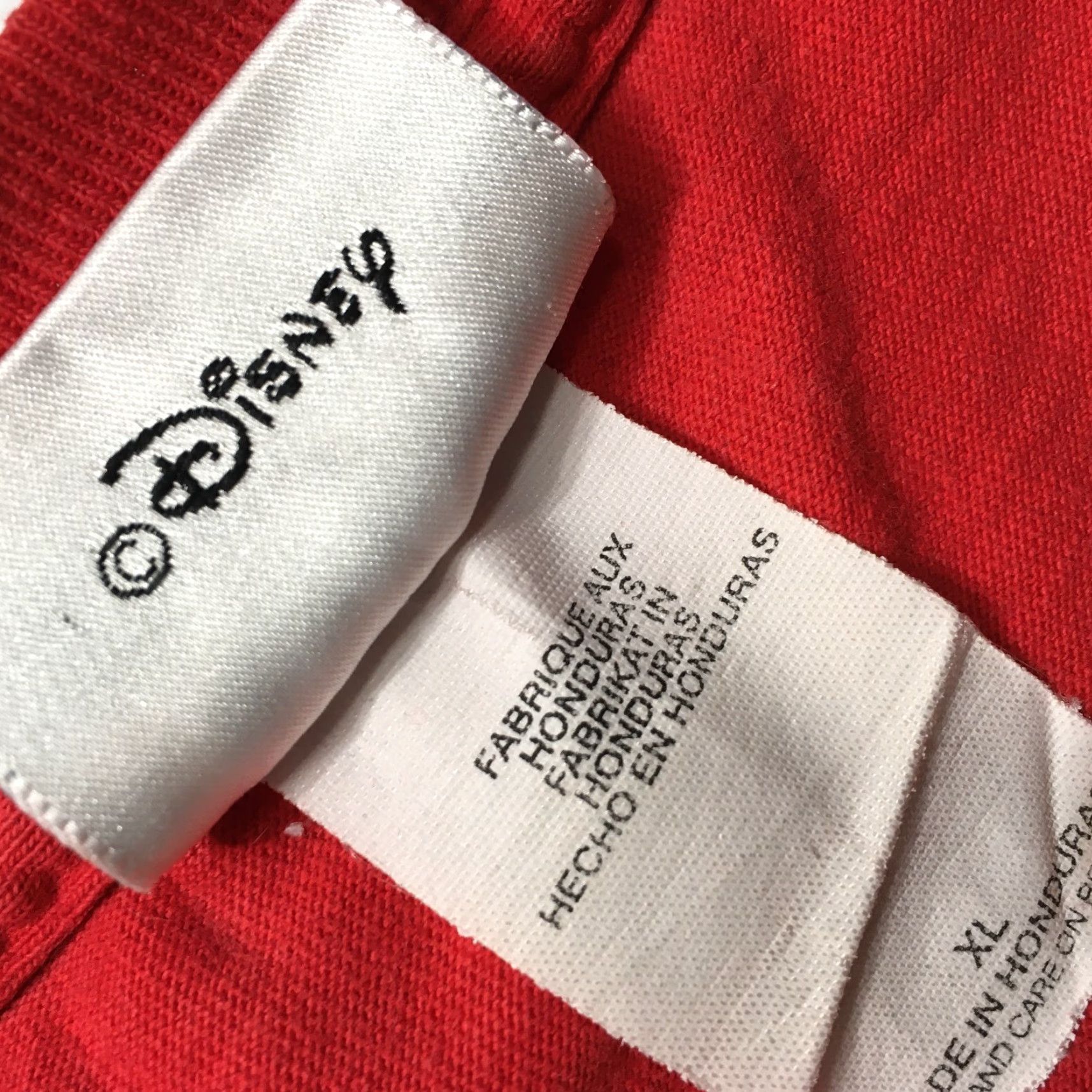 Disney VINTAGE Walt Disney World T-Shirt XL Red Men Shirt XS? Size US XL / EU 56 / 4 - 4 Thumbnail