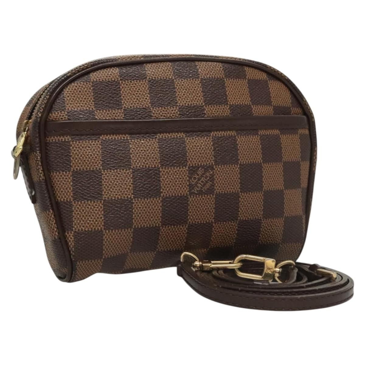 Louis Vuitton Damier Ebene Pochette Ipanema Shoulder Bag N51296 Lv Auth 120073 in Damie Ebene, Women's