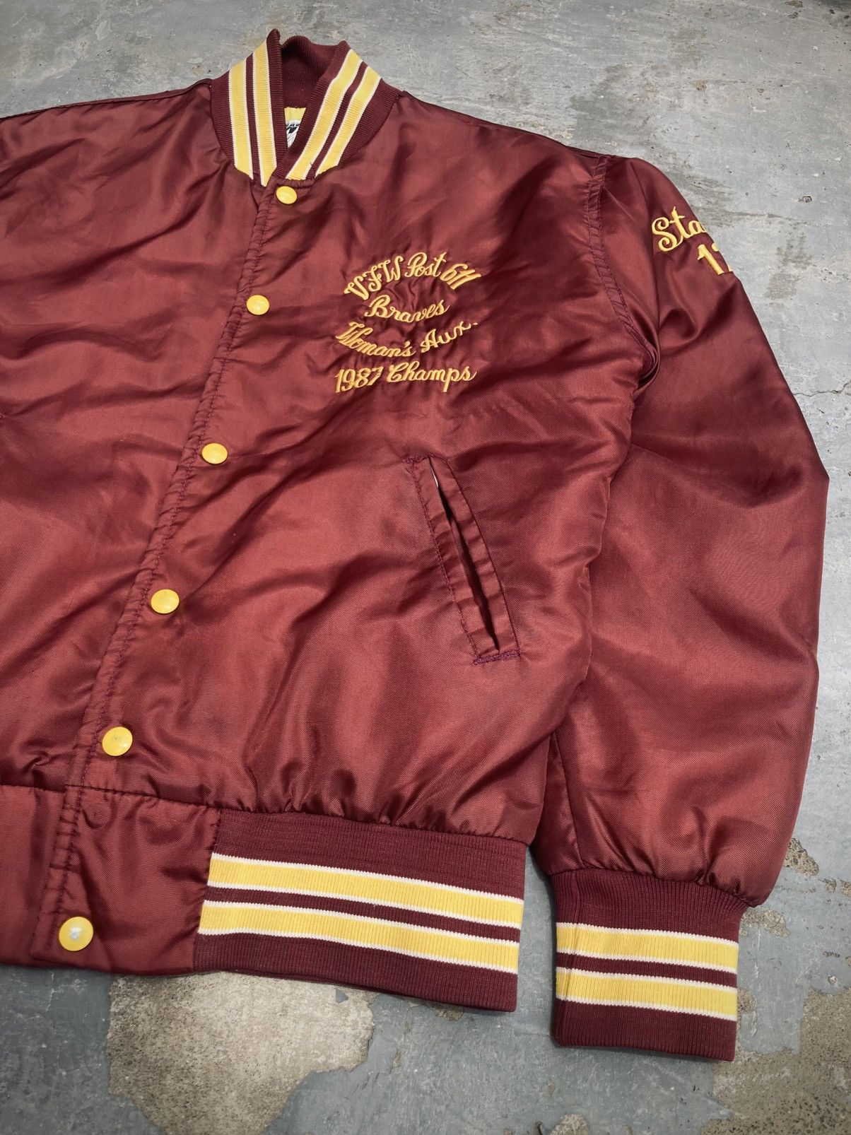 Other Vintage ‘87 West Wind Satin Bomber Jacket Size US S / EU 44-46 / 1 - 3 Thumbnail