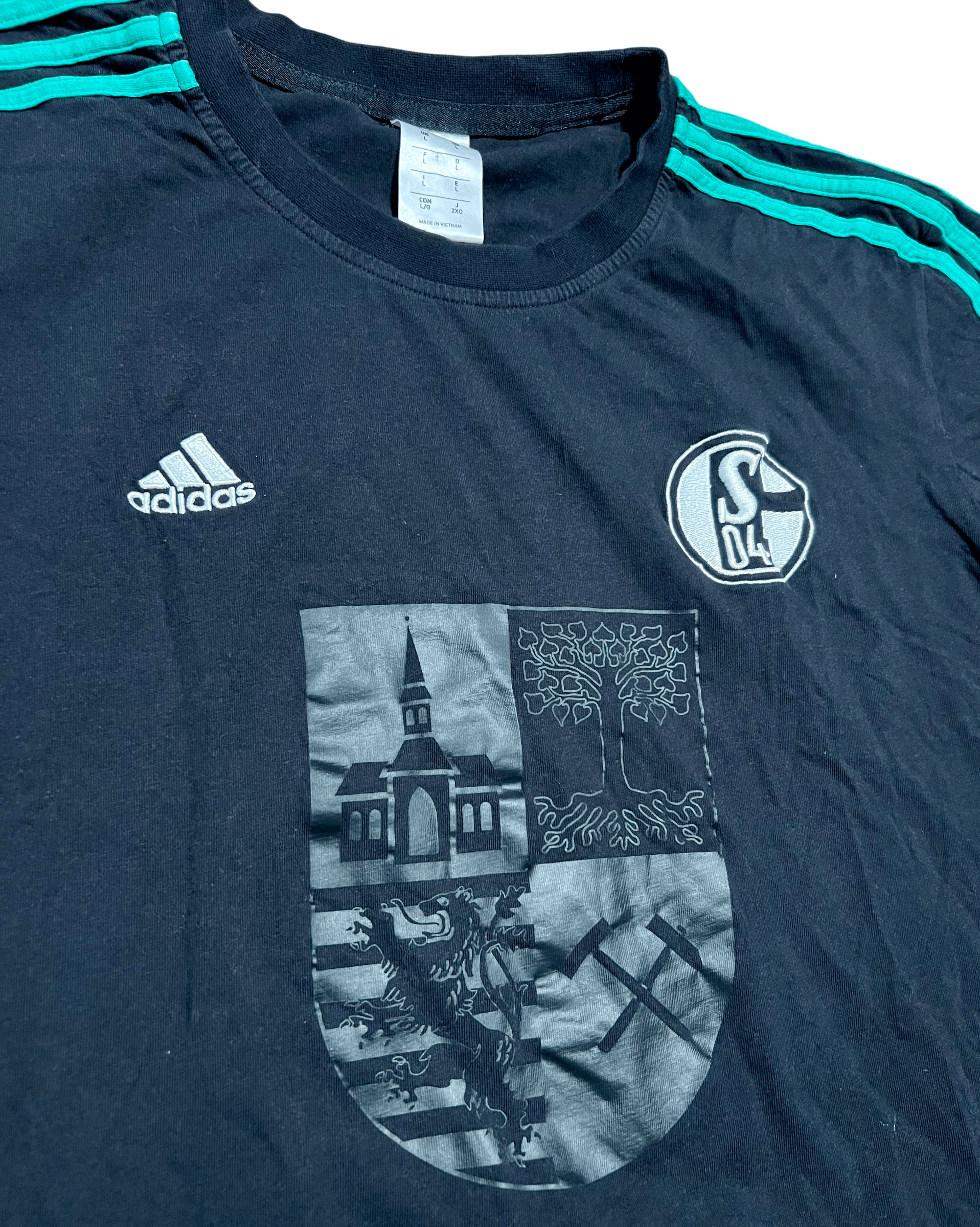 Adidas Adidas FC Schalke 04 Training Futbol/Soccer T-Shirt Size US L / EU 52-54 / 3 - 2 Thumbnail