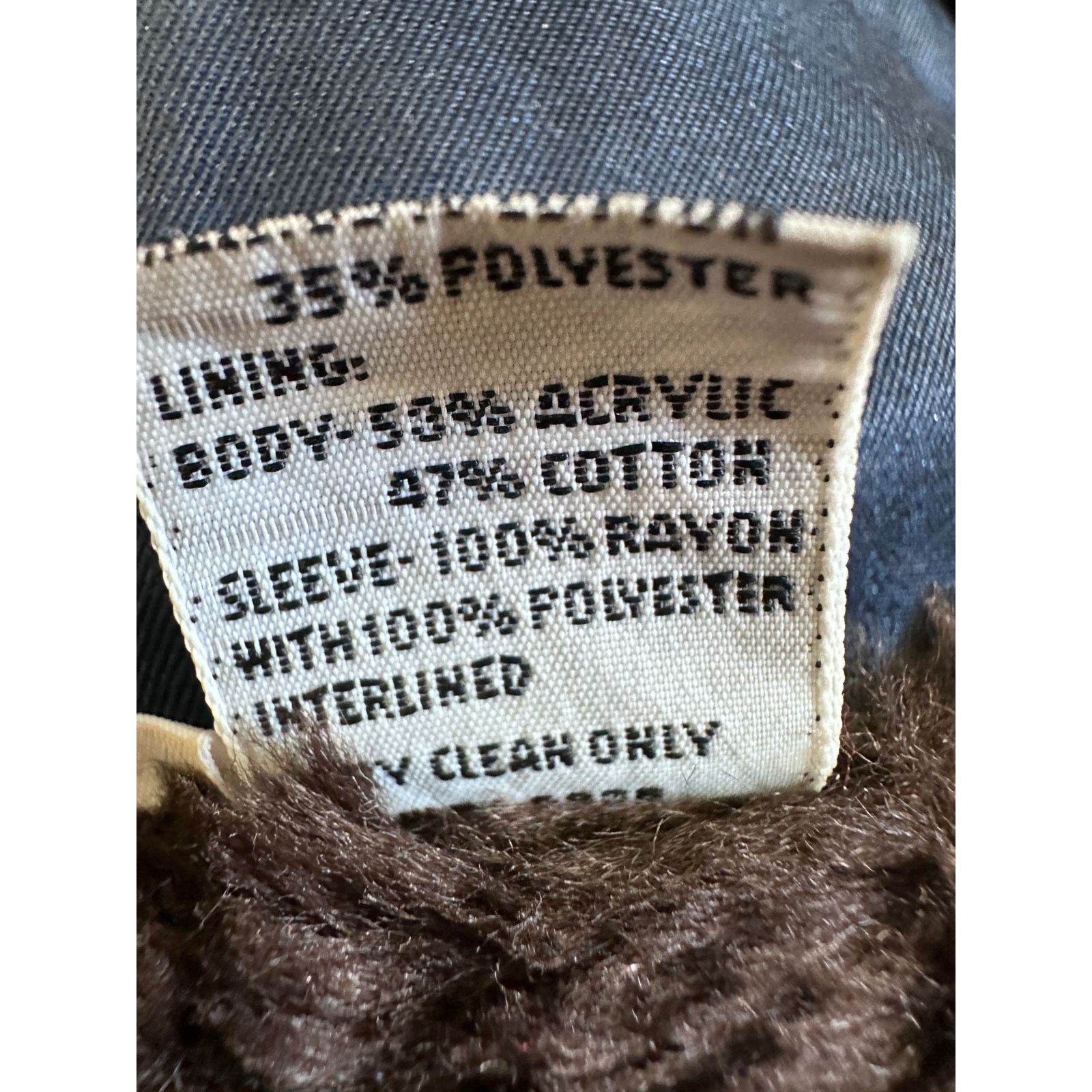 Dior Christian Dior VTG Trench Coat Blue Faux Fur Lining 70s S Size M / US 6-8 / IT 42-44 - 10 Thumbnail