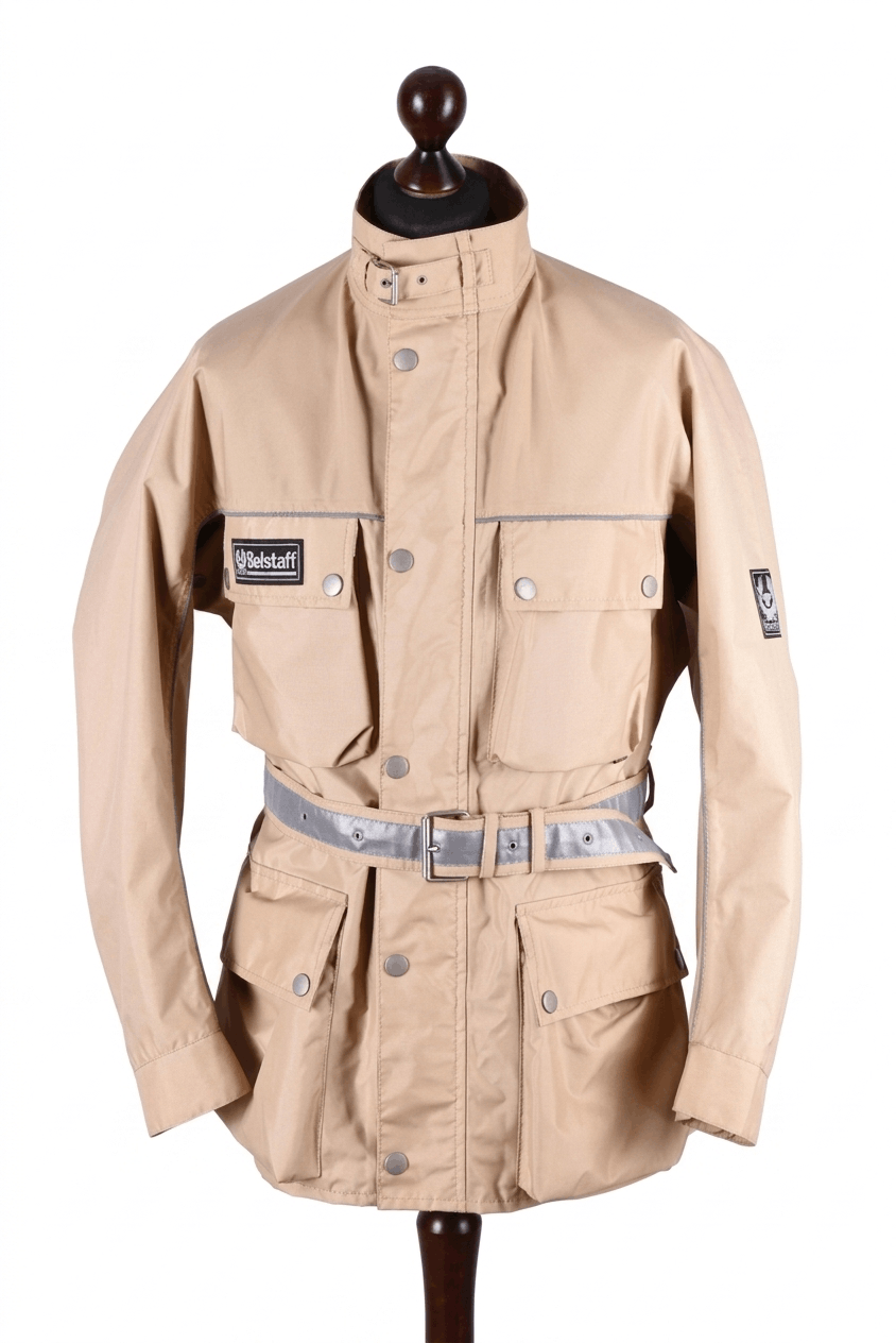 Belstaff Belstaff Tourmaster 500 Motorcycle Jacket Beige Size XL Size US XL / EU 56 / 4 - 1 Thumbnail
