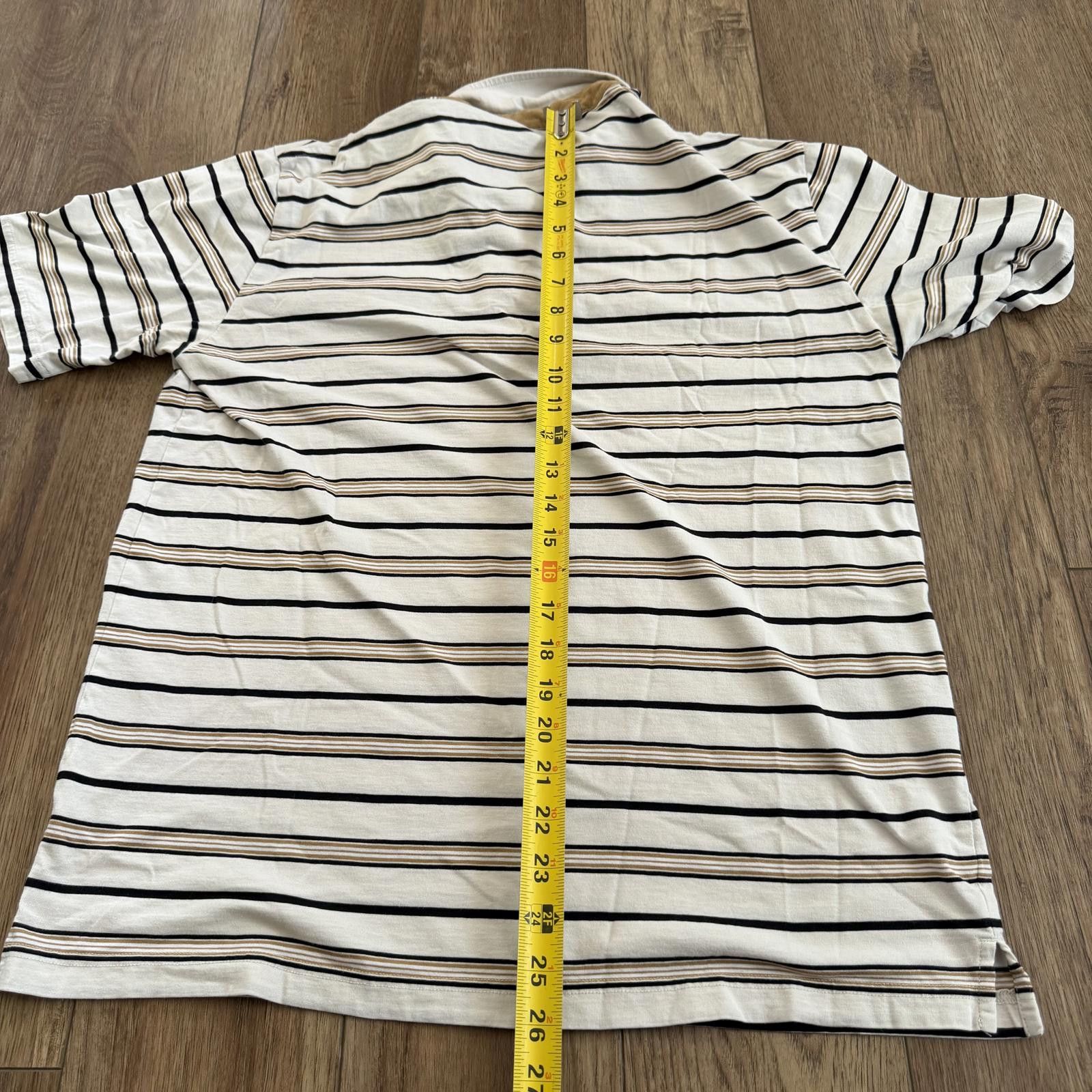 Puritan Vintage 90s Puritan Striped Polo Pocket Shirt Size US M / EU 48-50 / 2 - 8 Thumbnail