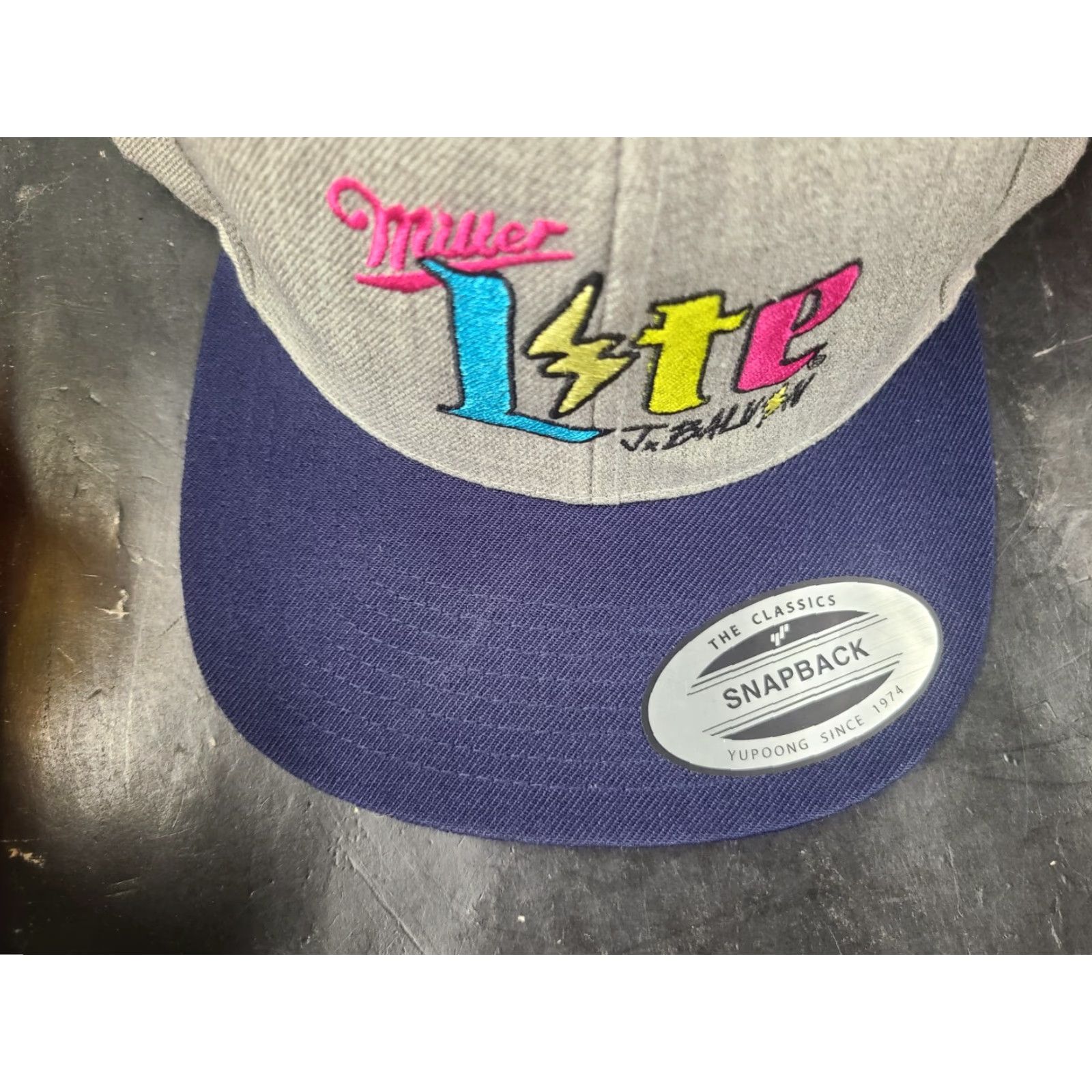 Vintage MILLER LITE Beer J. Balvin Latin Music Snapback Limit Edition Promo Cap Hat Size ONE SIZE - 3 Thumbnail
