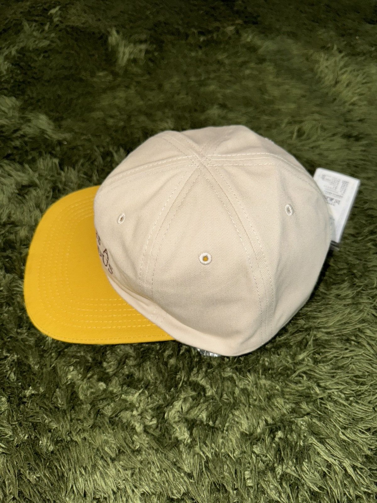 Pleasures Pleasures reversible embroidery logo cap mustard Size ONE SIZE - 3 Thumbnail