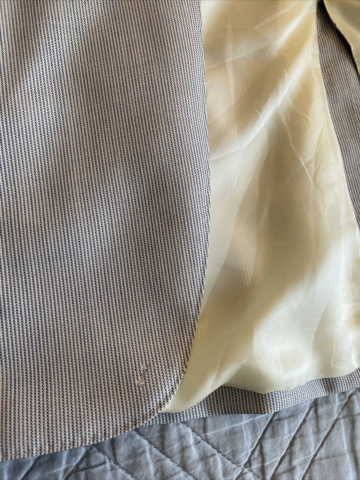 Ermenegildo Zegna Subtle Stripe Travel Jacket Size 44R - 12 Thumbnail