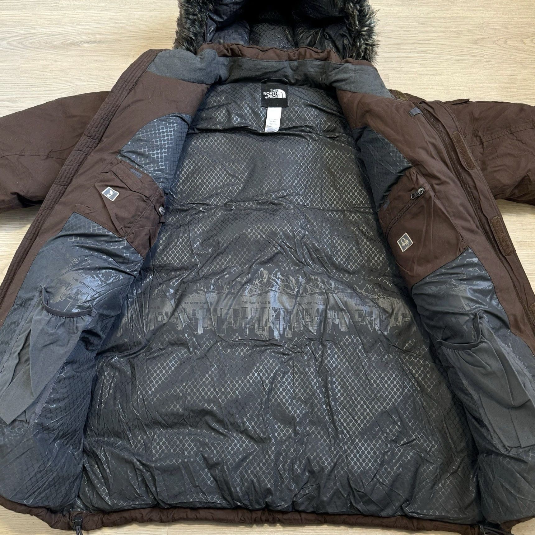 The North Face VINTAGE The North Face McMurdo Expedition Parka Jacket XL Brown RARE Weatherproof Windproof Insulated Hooded Zipper Pockets Logo 80s 90s Mens Size US XL / EU 56 / 4 - 7 Thumbnail