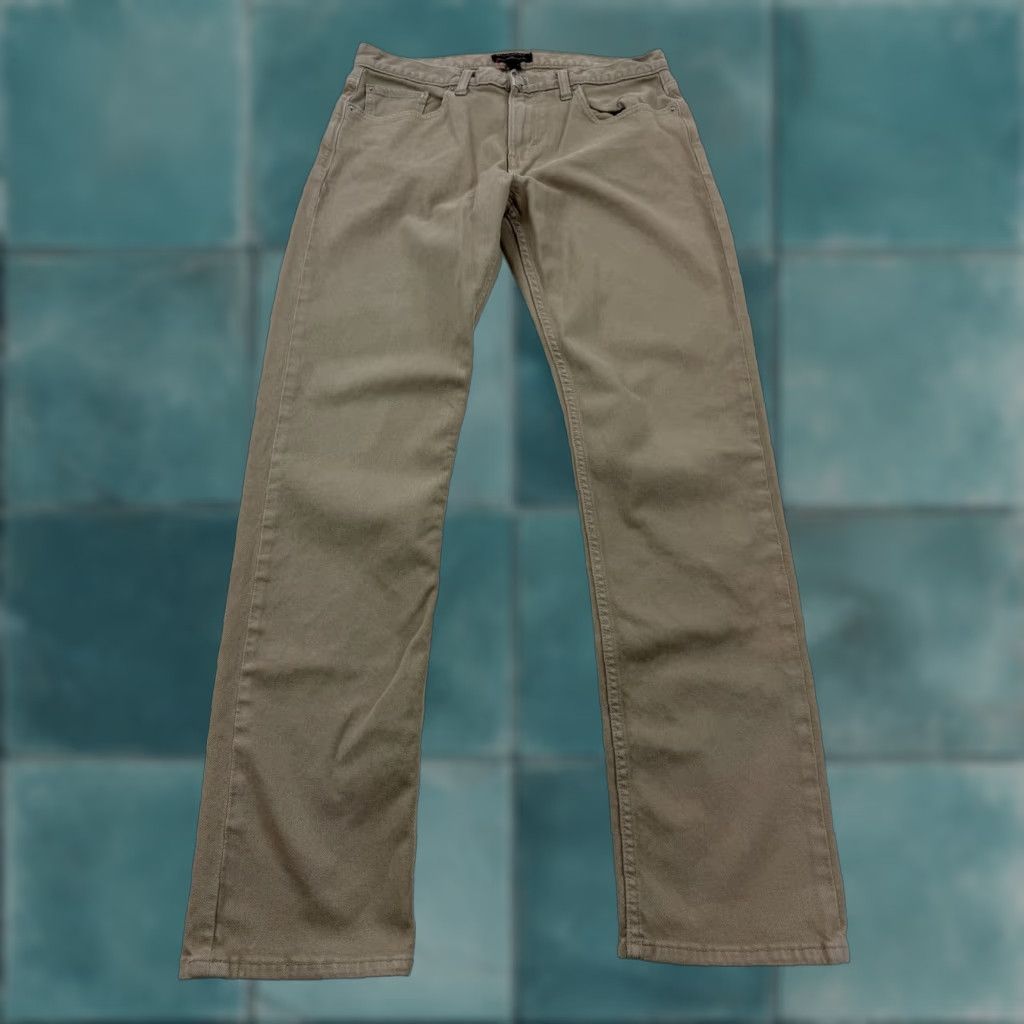 Banana Republic Banana Republic Jeans Mens 33x34 Beige Premium Performance Straight Stretch Size US 33 - 1 Thumbnail