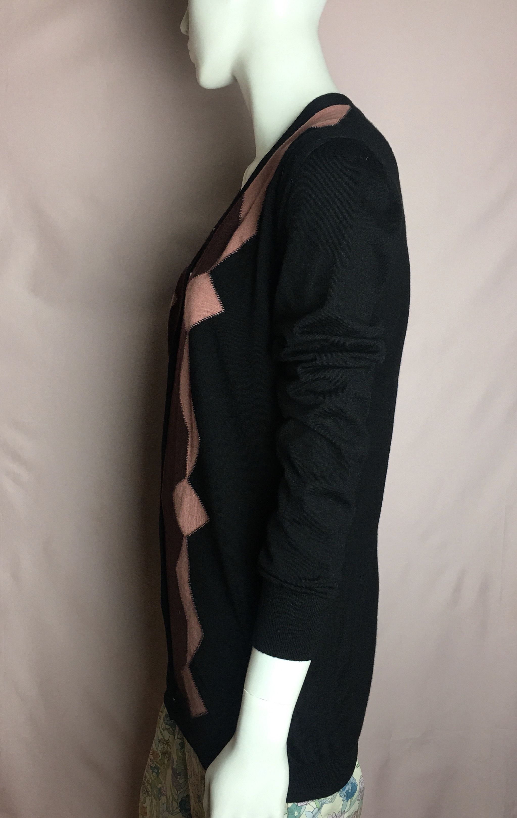Marni MARNI Virgin Wool Vintage Style Zigzag Cardigan IT 42 Size M / US 6-8 / IT 42-44 - 3 Thumbnail