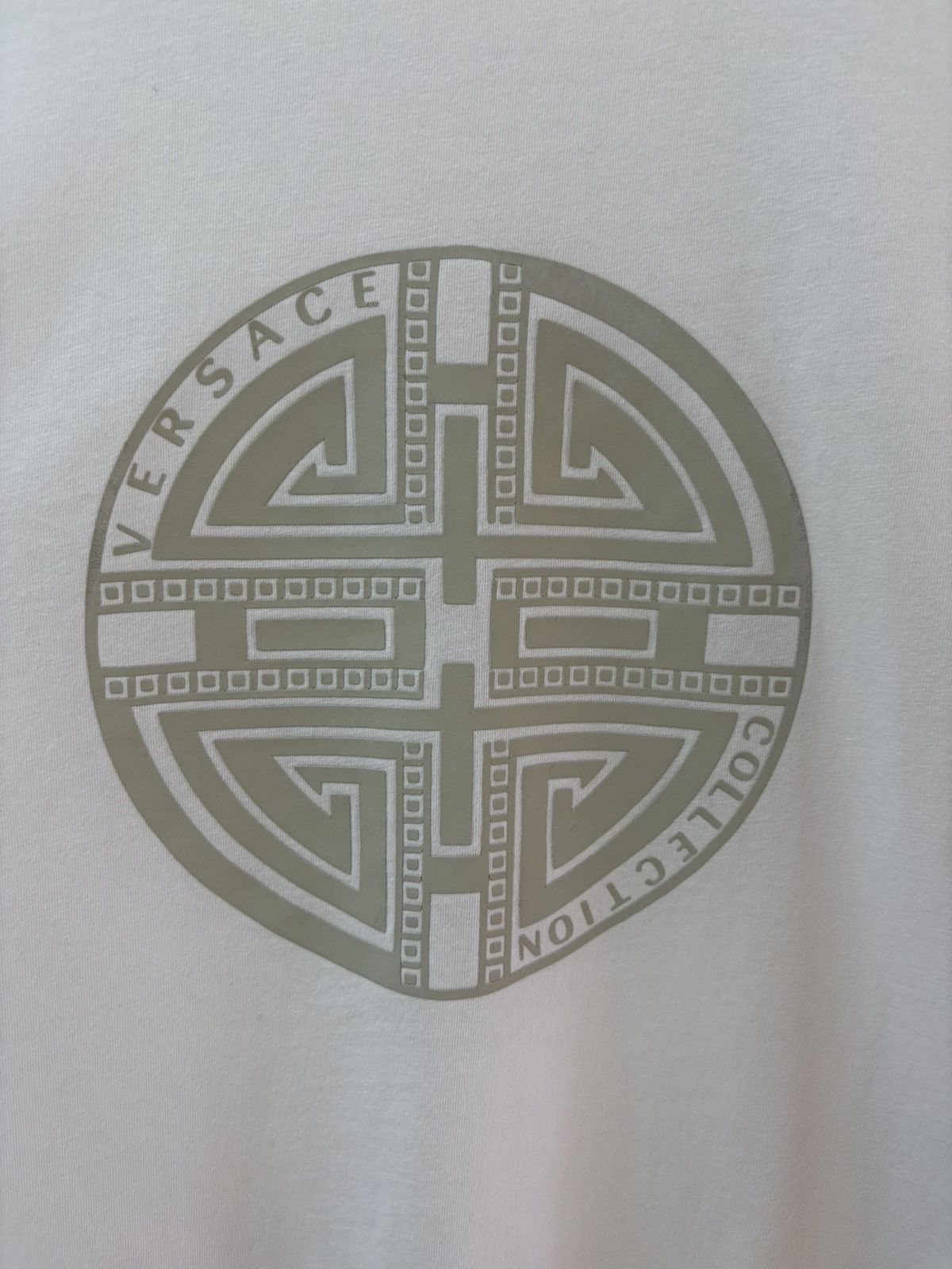 Versace Versace Medusa Logo T-Shirt White Minimal Luxury Vintage Tee Size US M / EU 48-50 / 2 - 10 Thumbnail