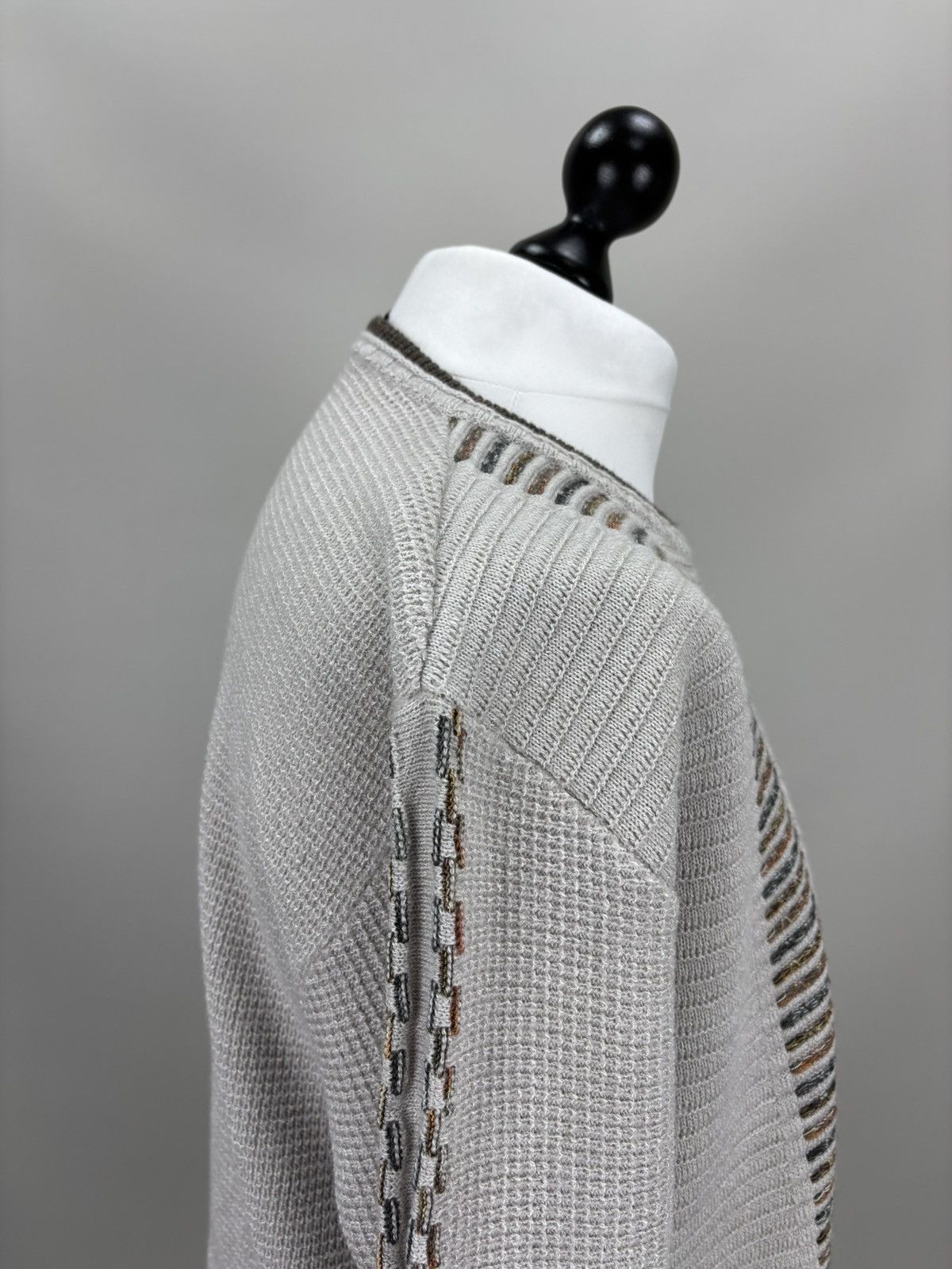 Carlo Colucci Mens sweater Carlo Colucci Size XXL/XXXL Color Gray Size US XXL / EU 58 / 5 - 5 Thumbnail