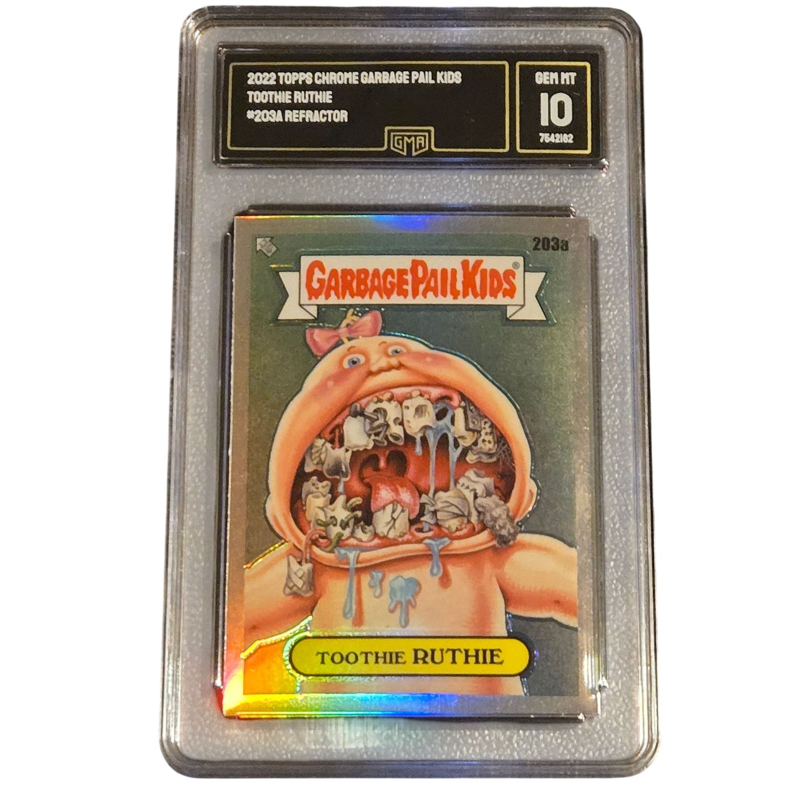 Other 2022 Chrome Garbage Pail Kids Toothie Ruthie GMA 10 Size ONE SIZE - 1 Thumbnail