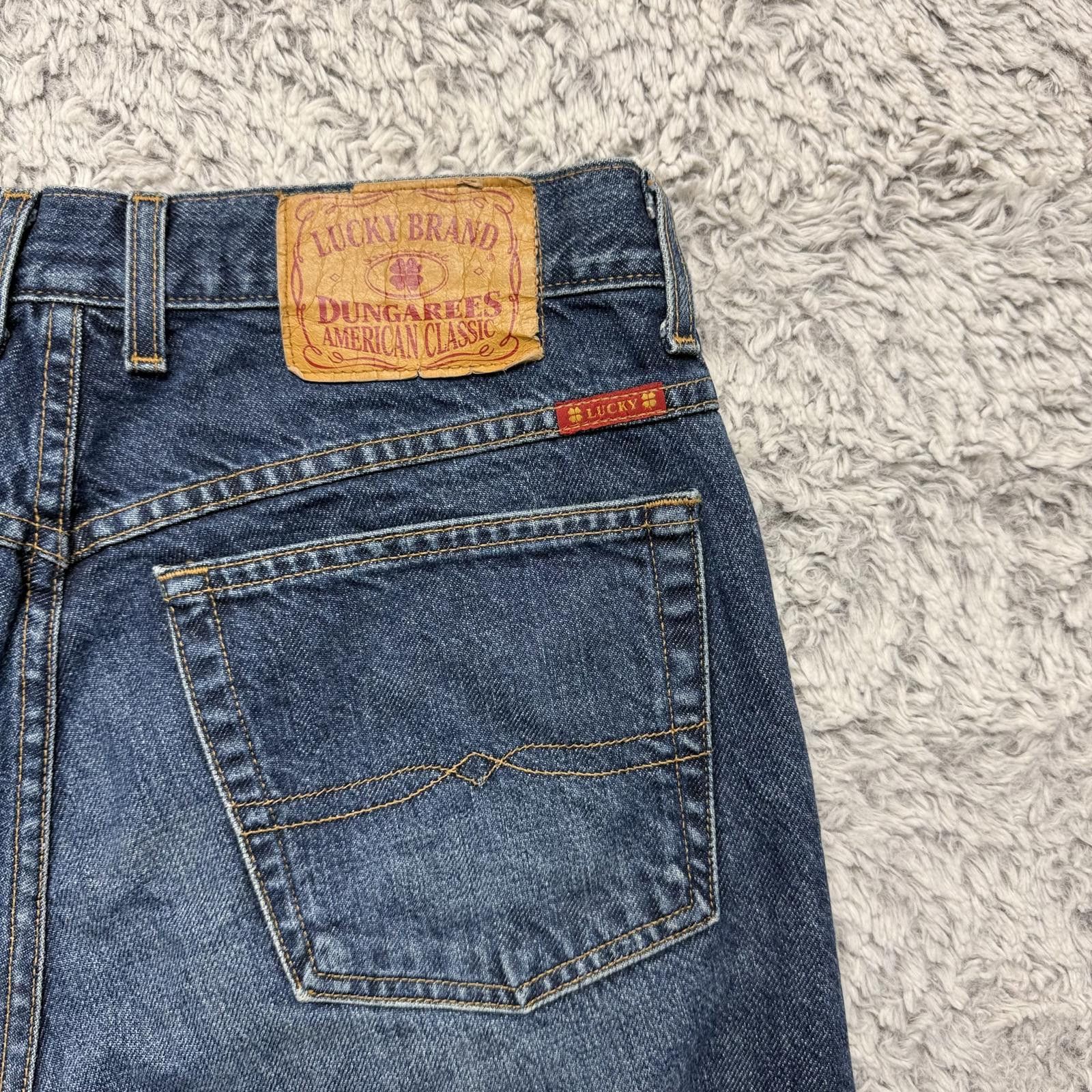 Other Lucky Brand Straight Leg Blue Jeans Size US 34 / EU 50 - 6 Thumbnail