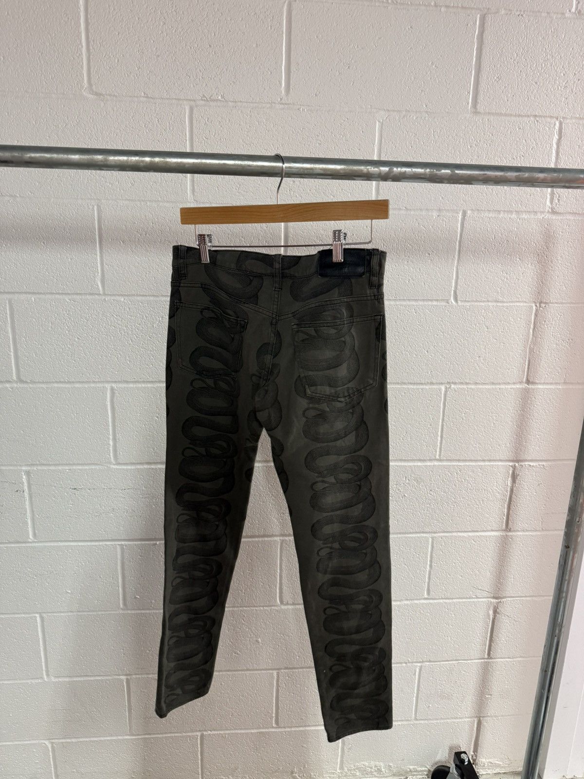 Hysteric Glamour hysteric glamour snake skin denim jeans Size 28" / US 6 / IT 42 - 2 Thumbnail