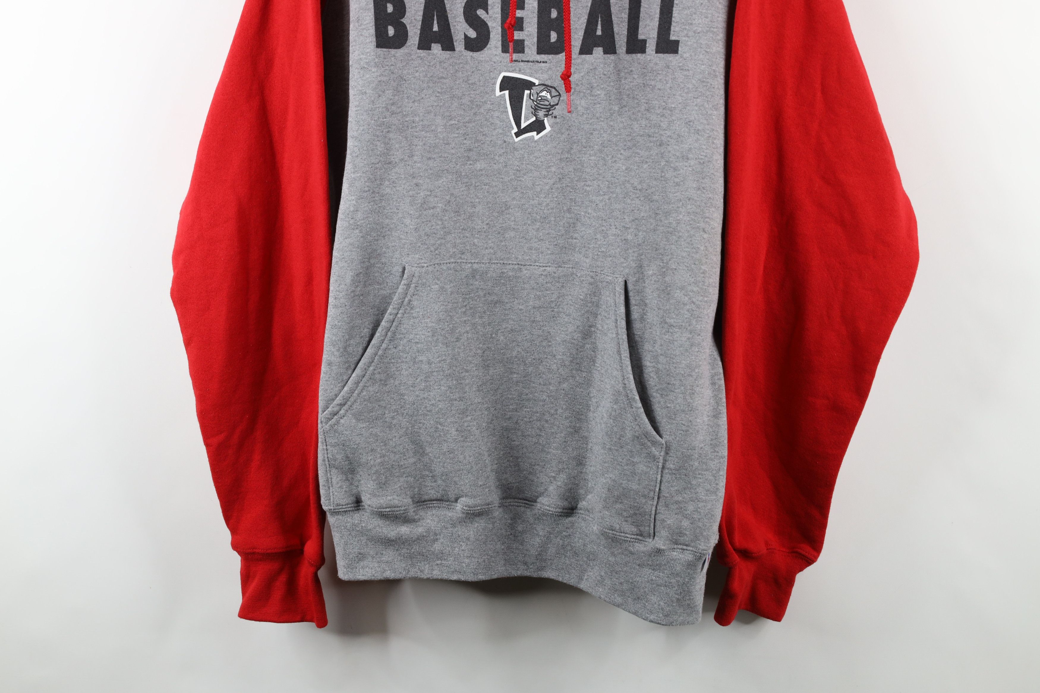 Russell Athletic × Vintage Vintage Y2K Russell Athletic Baseball Lansing Lugnuts Hoodie Size US L / EU 52-54 / 3 - 3 Thumbnail