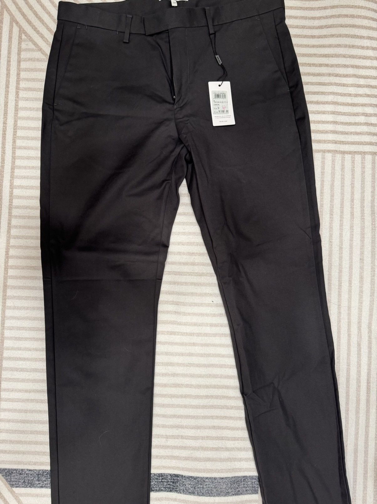 Reiss NEW Men’s Reiss Eastbury Slim Chino Pant Charcoal 34 Waist Size 34R - 2 Thumbnail