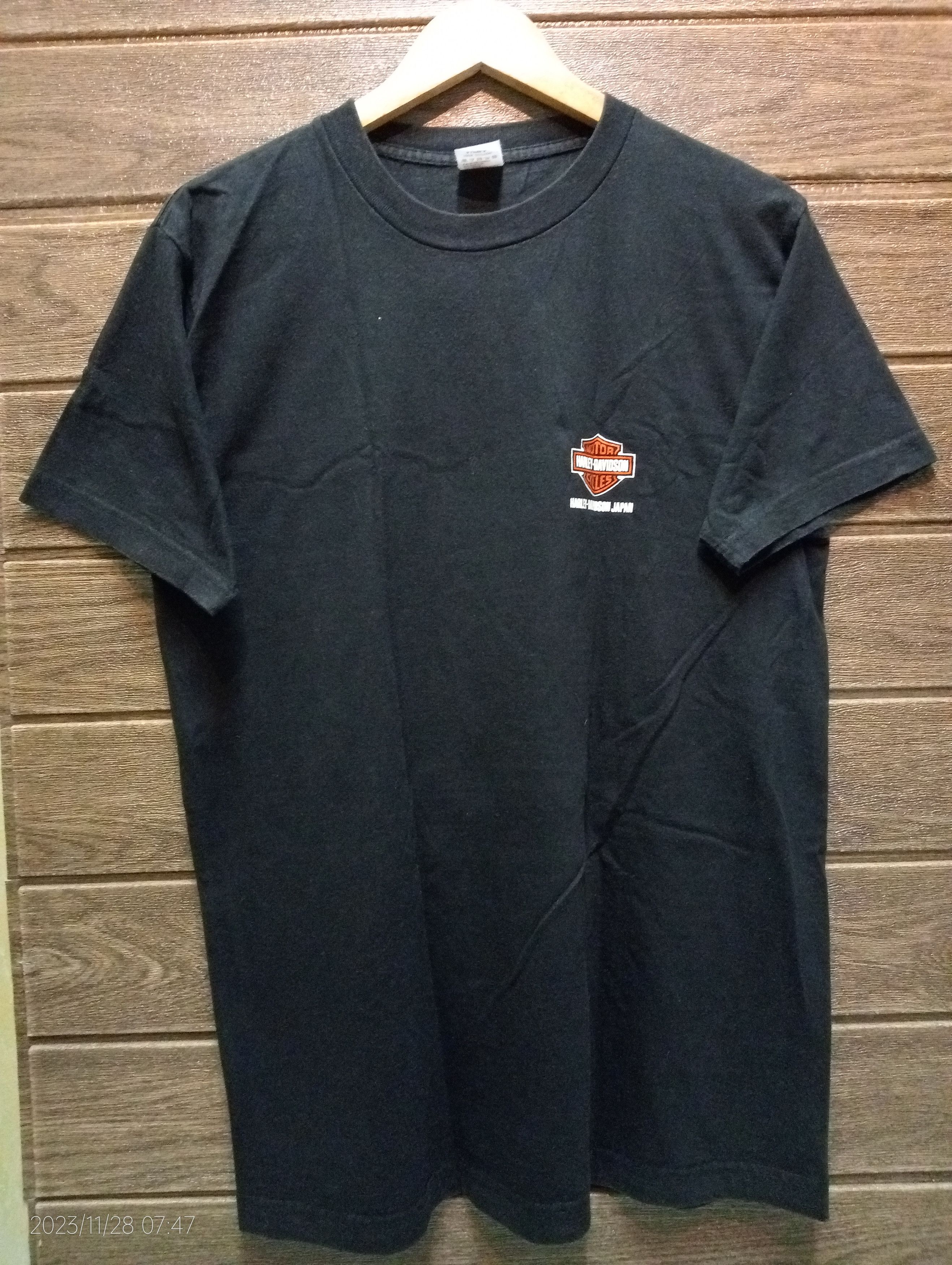 Harley Davidson × Japanese Brand × Vintage 🔥Vintage Harley-Davidson Japan Tee Size US L / EU 52-54 / 3 - 4 Thumbnail