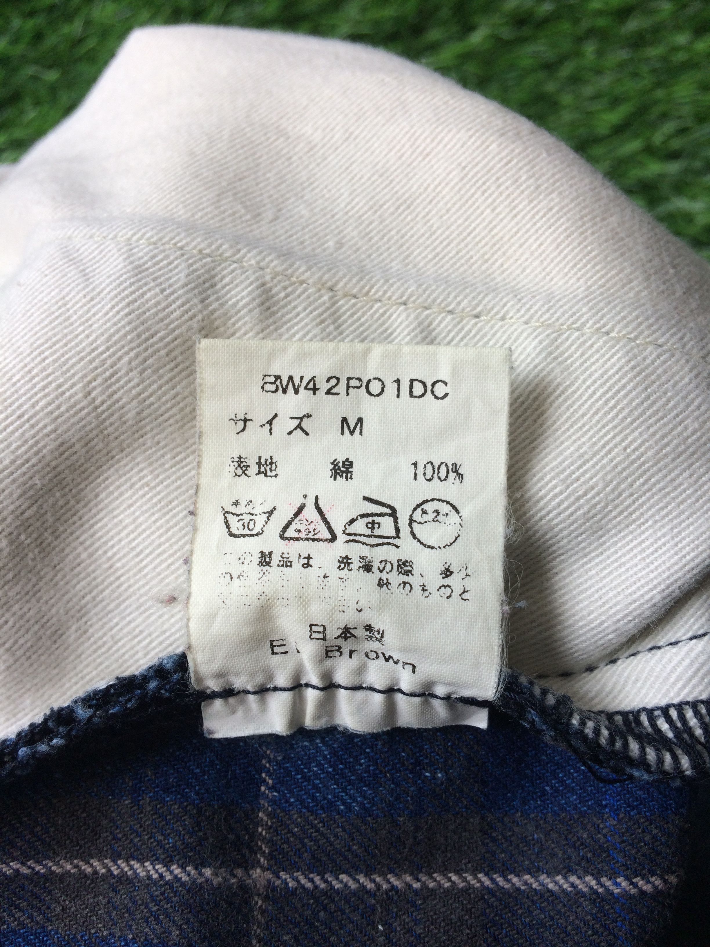 Japanese Brand × Jean Japanese Two Tone Tartan Denim Jeans D-714 Size US 31 - 13 Thumbnail