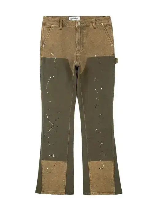 Vintage Flared Stack Denim Jeans Size US 29 - 4 Thumbnail