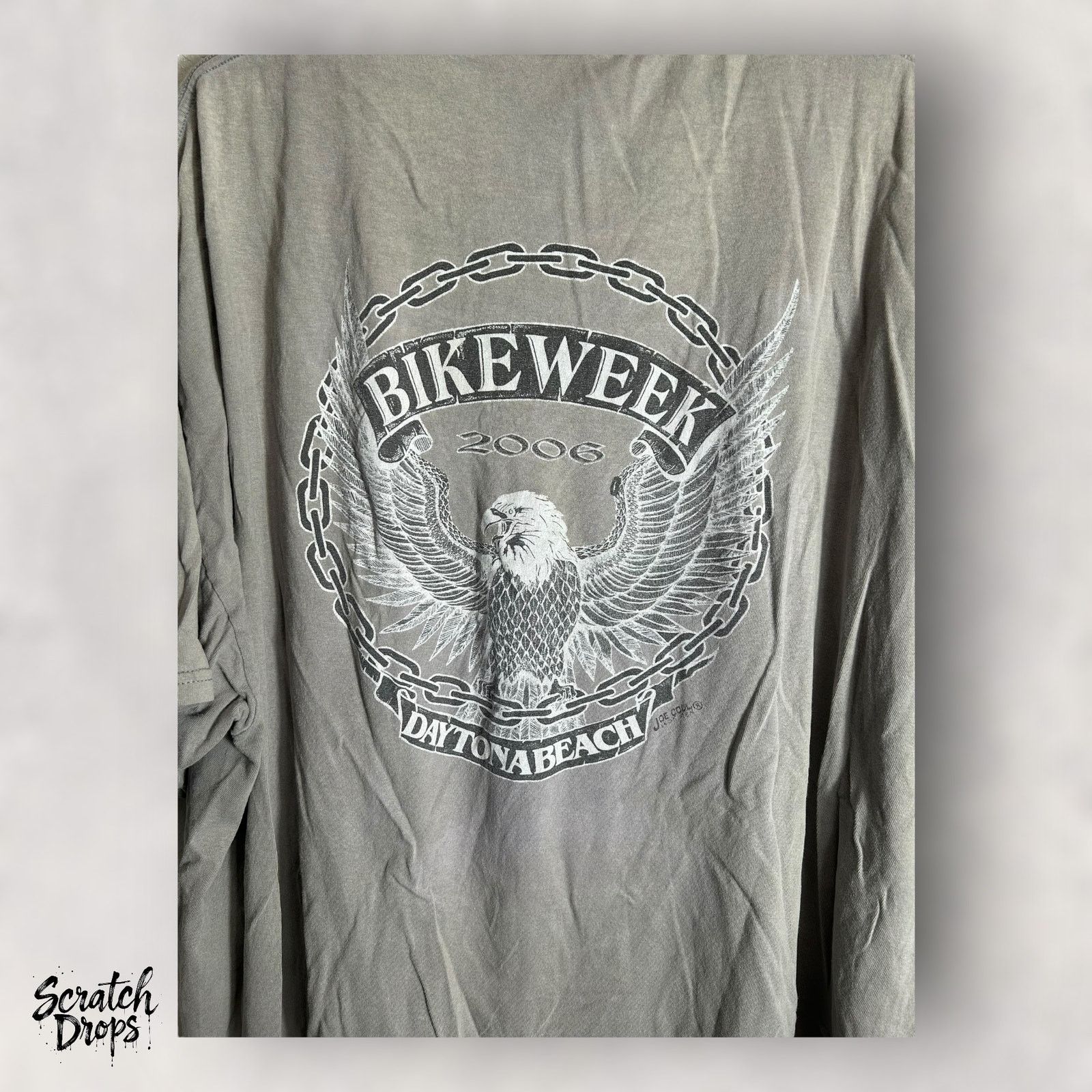 Jerzees Jerzees Vintage 2006 Lightning Shirt 2XL Faded Rare Daytona Size US XXL / EU 58 / 5 - 3 Thumbnail