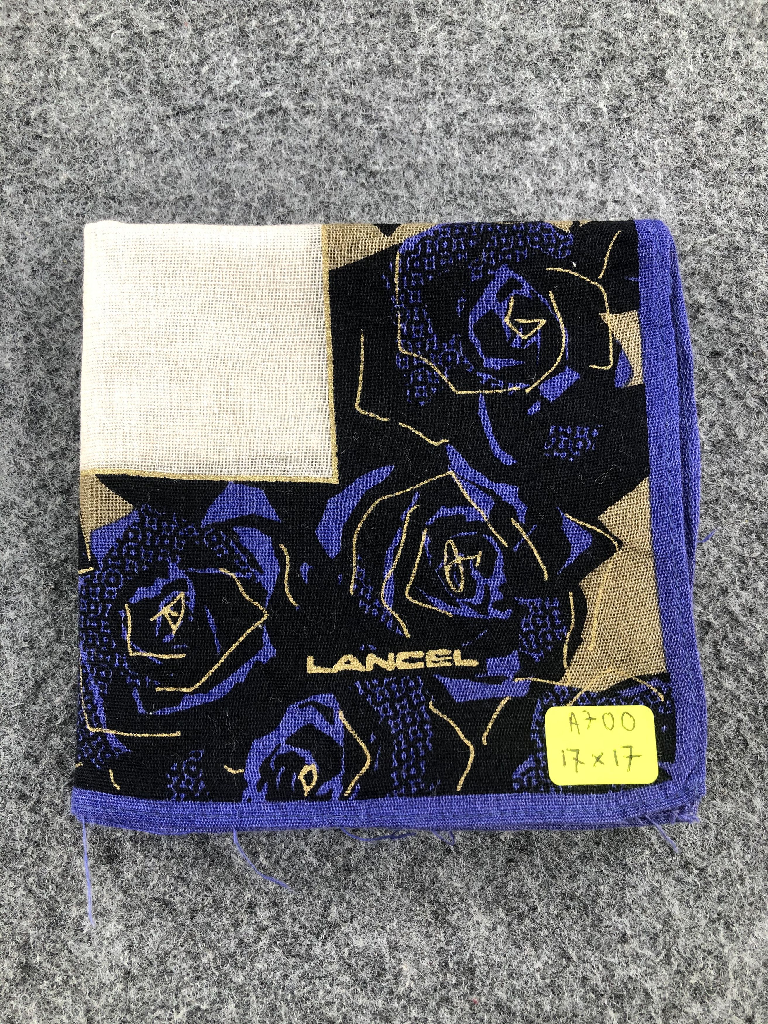 Lancel × Vintage Lancel Handkerchief / Bandana / Neckerchief Size ONE SIZE - 6 Thumbnail