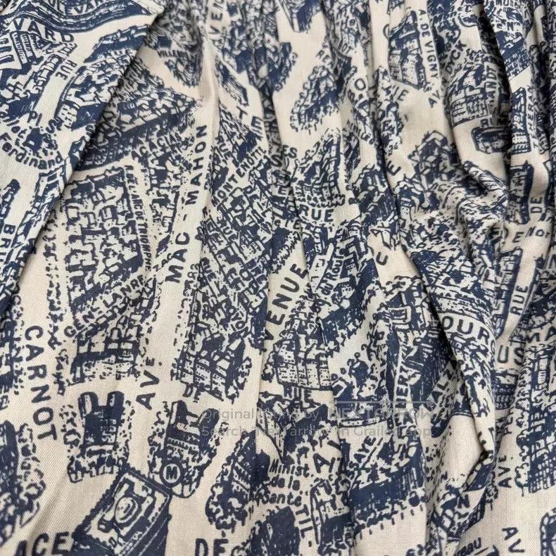 Dior Dior Brown city map skirt Size 25" / US 0 / IT 36 - 8 Thumbnail
