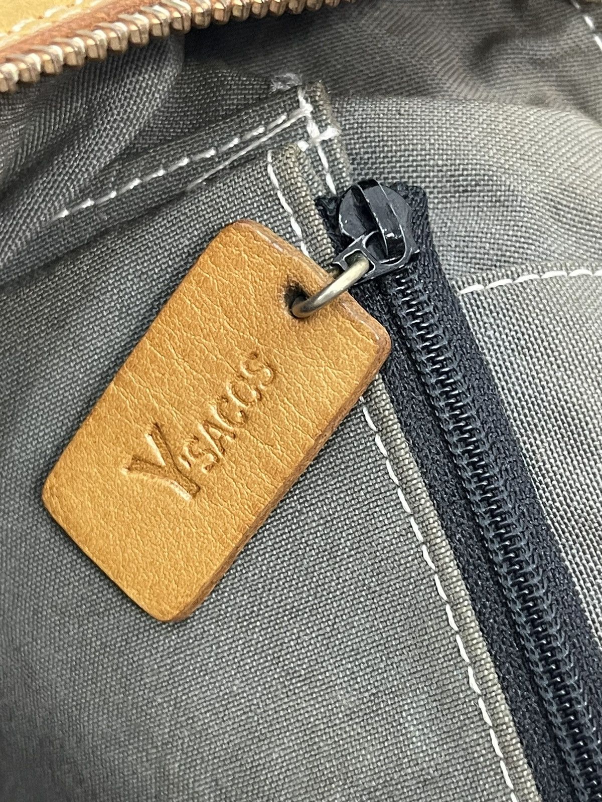 Yohji Yamamoto Full Leather Patina Y’saccs Cross Body Bag 4🟩 Size ONE SIZE - 20 Thumbnail