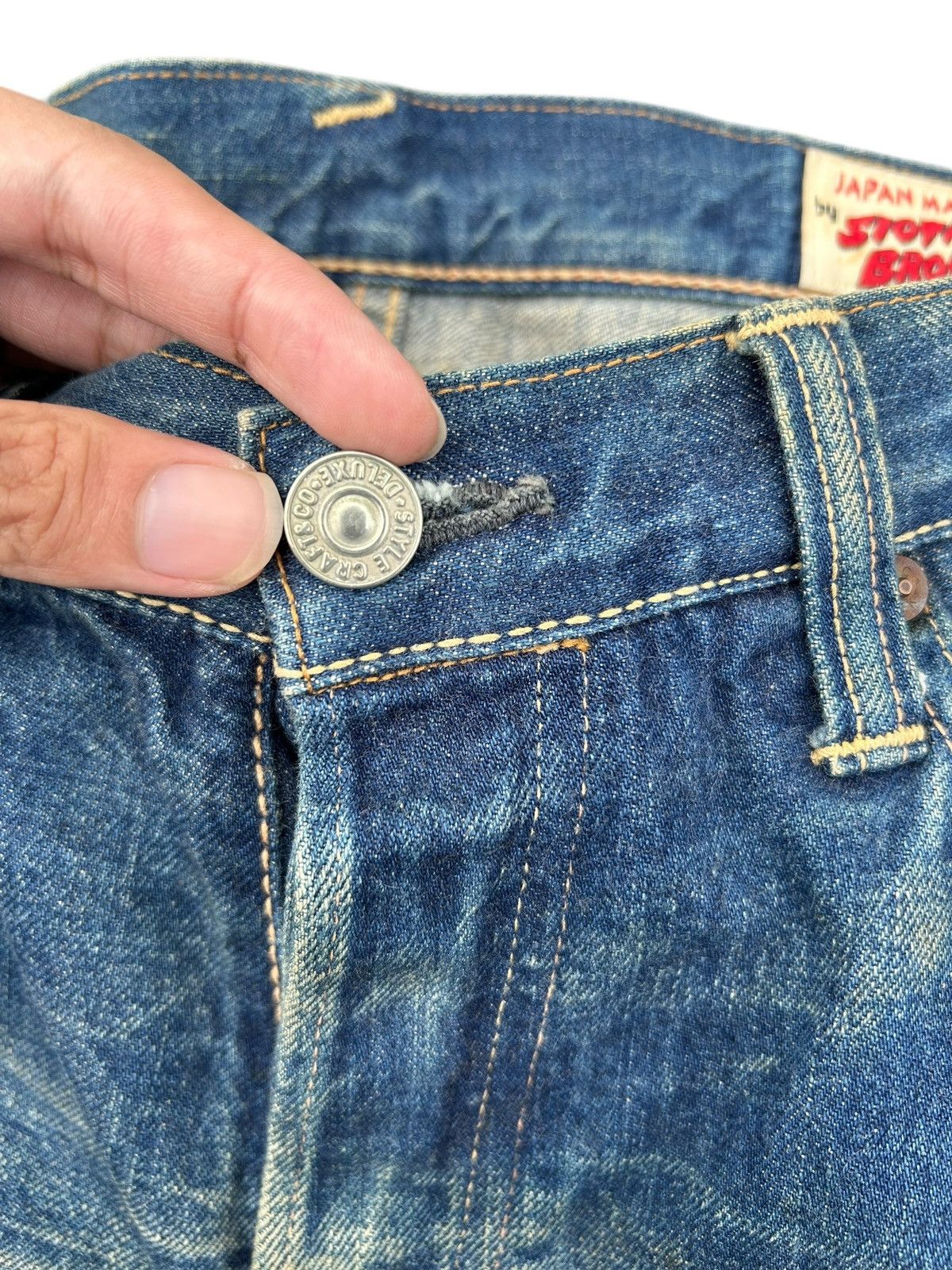 Evisu VINTAGE EVISU DAICOCK SELVEDGE MADE IN JAPAN DENIM JEANS Size US 33 - 5 Thumbnail