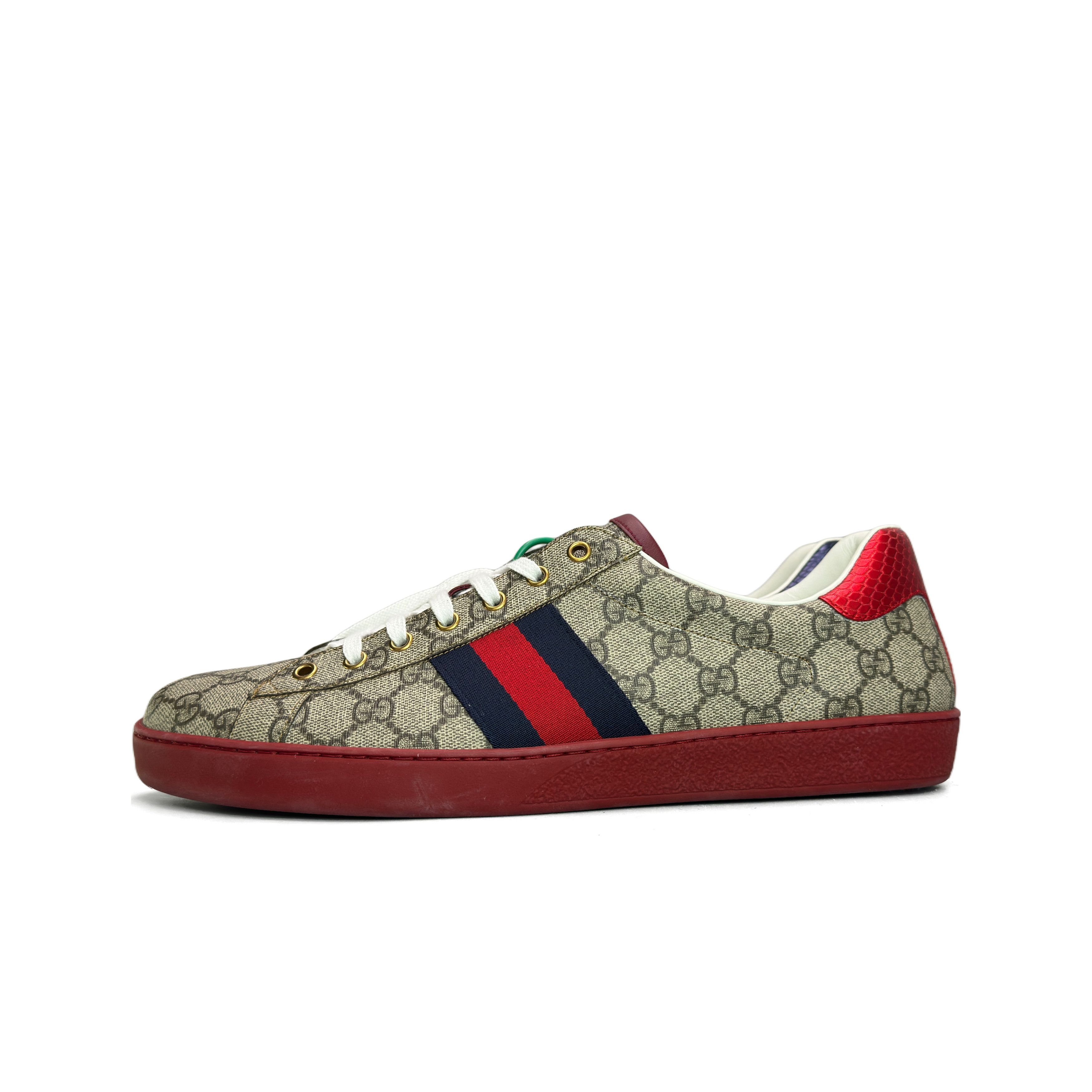 Gucci Gucci GG Supreme Ace Low-Top Sneakers Size 10 Size US 14 / EU 47 - 1 Thumbnail