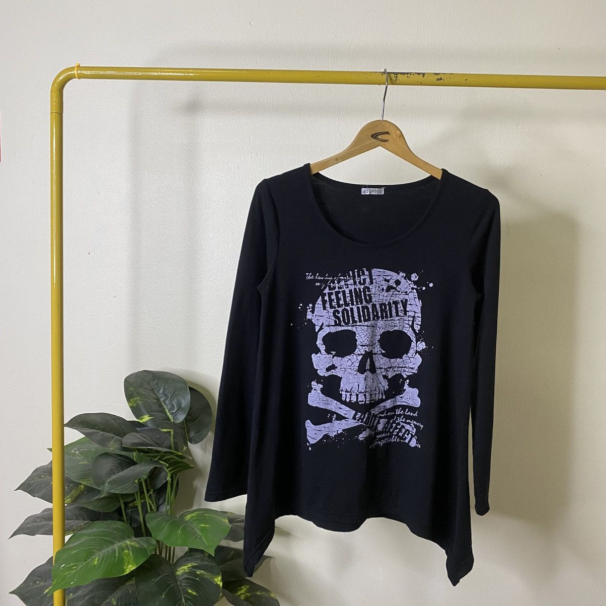 If Six Was Nine Relache Skulls Seditionaries Poem Cyber Gothic Punk Tee Size S / US 4 / IT 40 - 1 Thumbnail