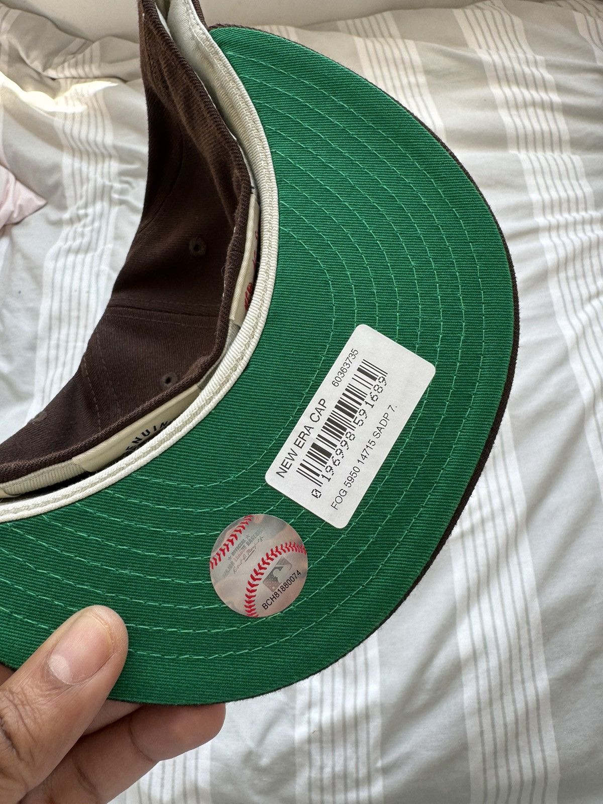Essentials × Fear of God × New Era Fear of God x New Era San Diego Padres 59FIFTY Cap 7 Size ONE SIZE - 2 Thumbnail