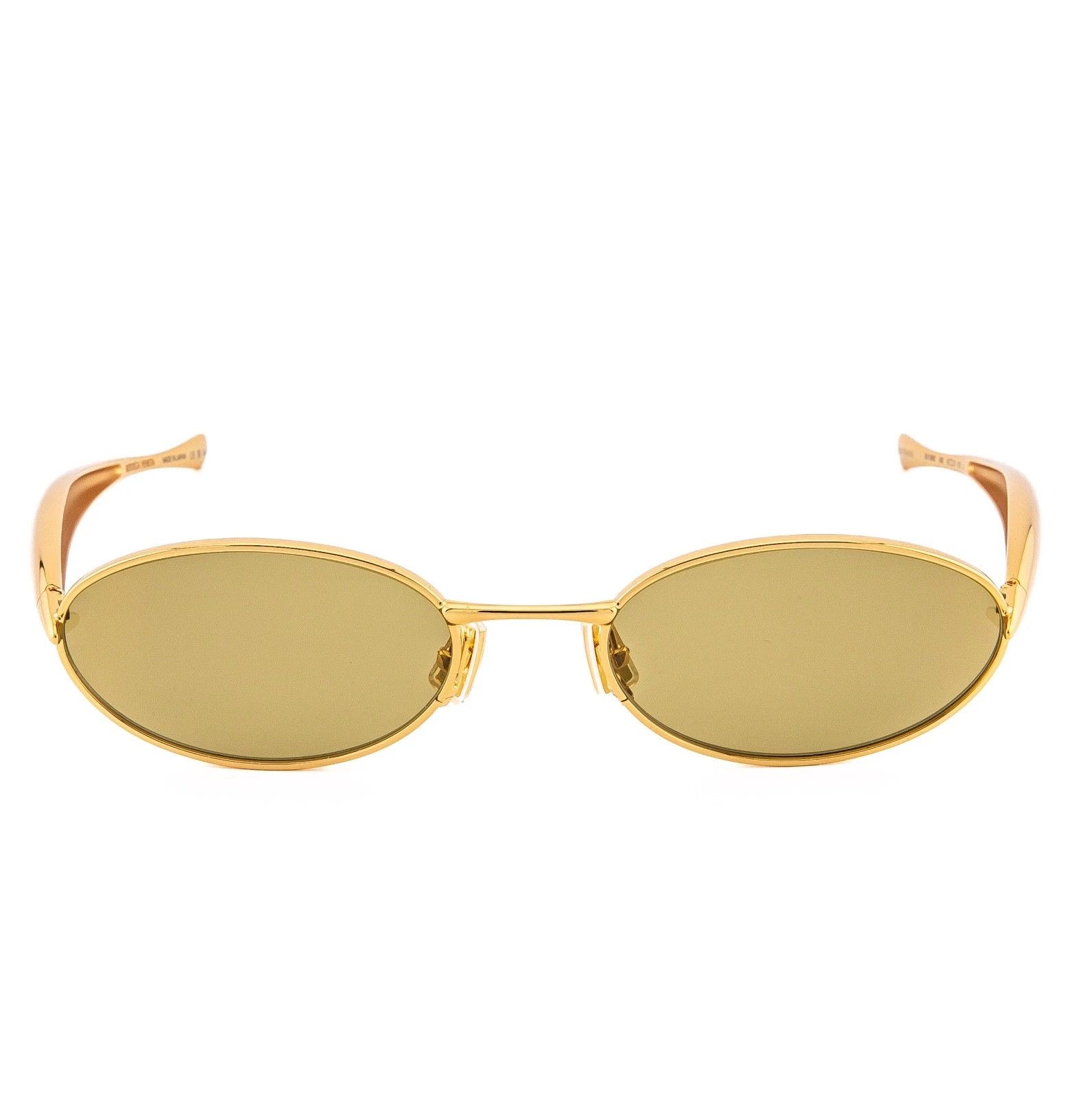 Bottega Veneta BOTTEGA VENETA 1386 SARDINE BV1386S Metal Gold Green 006 Size ONE SIZE - 3 Thumbnail