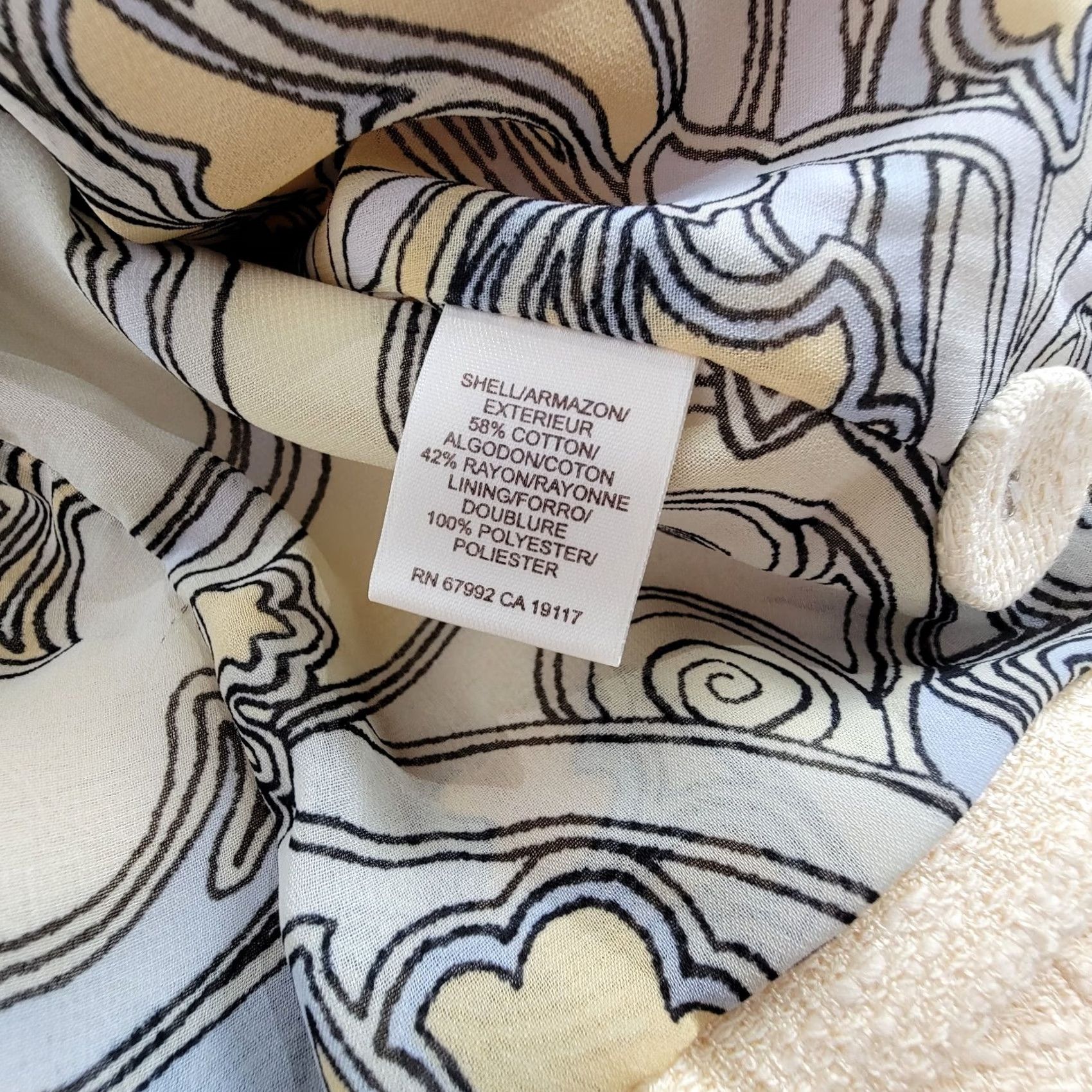 Vintage Sigrid Olsen Blazer Jacket Women's Tweed Size 12 Yellow Paisley Trim New with Tags Size XL / US 12-14 / IT 48-50 - 5 Thumbnail