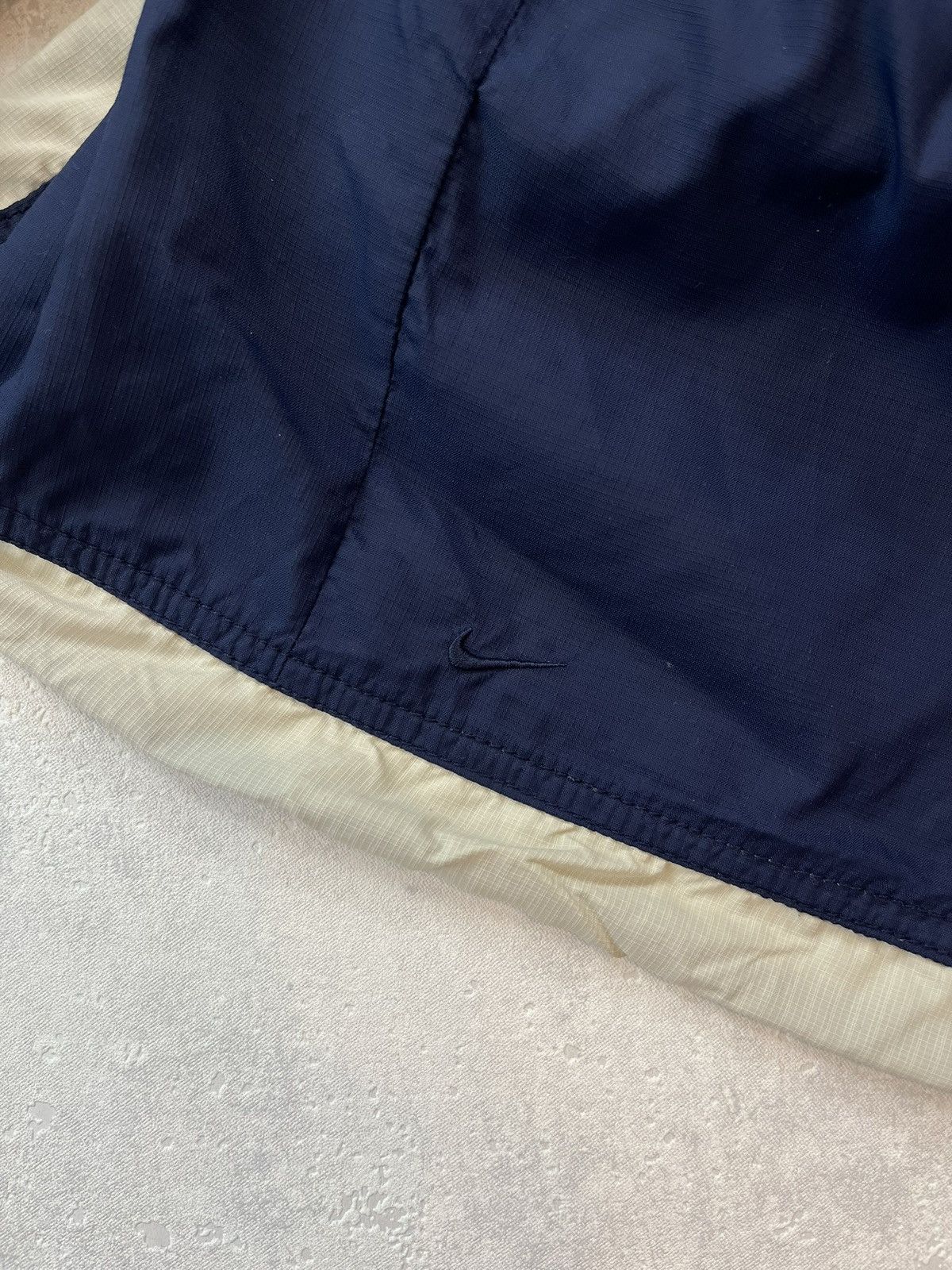 Nike × Vintage 90s Nike Double Swoosh Vintage Y2K Oversized Hooded Jacket Size US XL / EU 56 / 4 - 8 Thumbnail