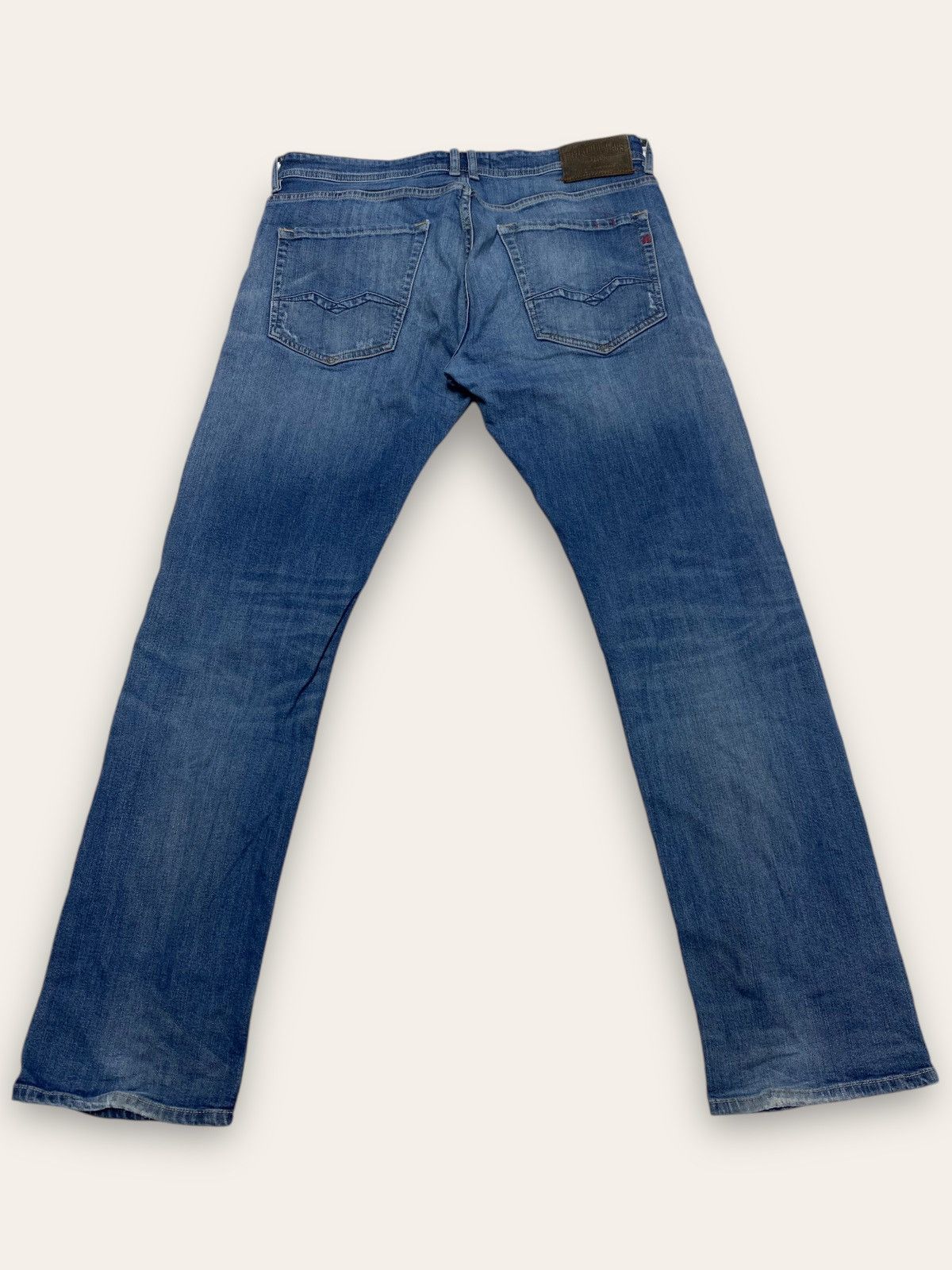 Jean Vintage REPLAY Blue Denim Jeans Size US 35 - 1 Thumbnail