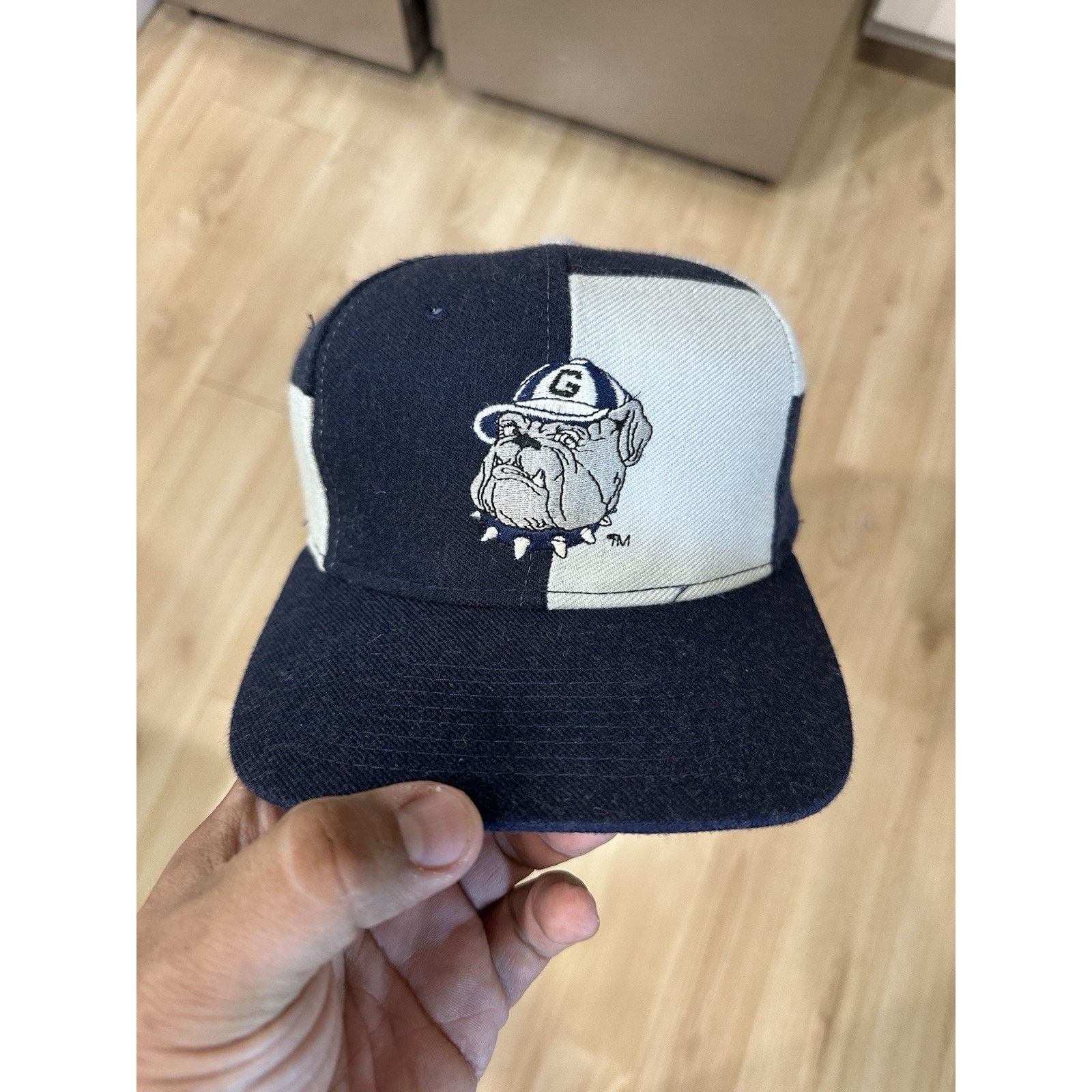Top Of The World Vintage Georgetown Hoyas Patchwork by TOW Snapback Hat Size ONE SIZE - 1 Thumbnail