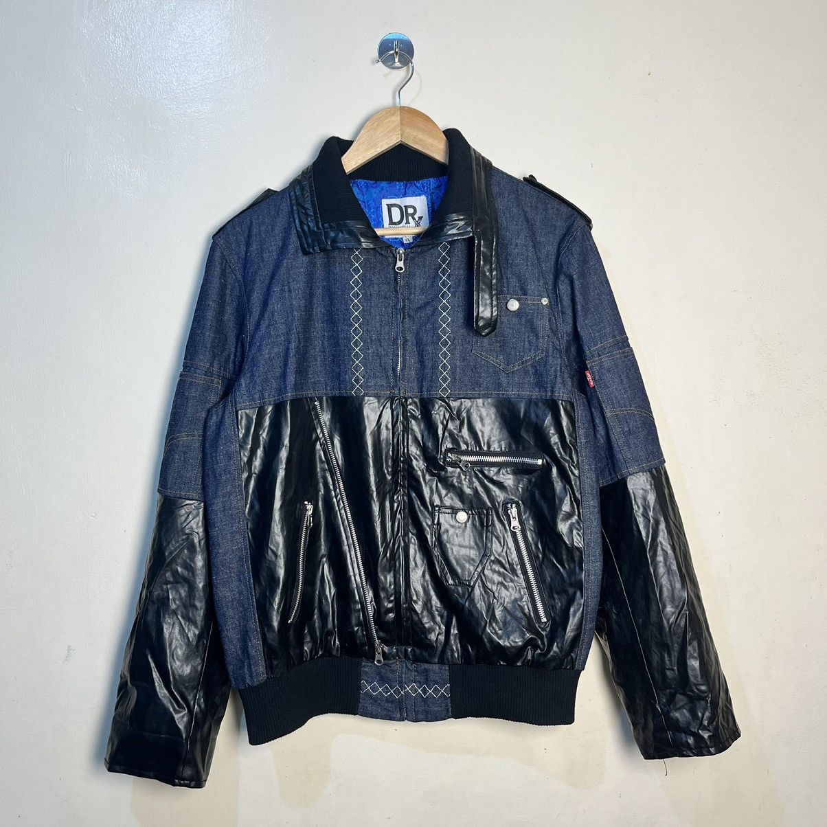 Darren Romanelli DR. ROMANELLI X CLOT X LEVI'S REWORKED LEATHER DENIM JACKET Size US M / EU 48-50 / 2 - 1 Thumbnail