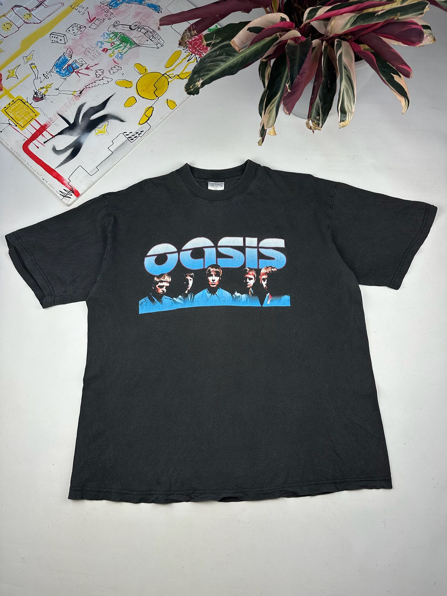 Band Tees Vintage oasis British Rock Band Tee Size US XL / EU 56 / 4 - 1 Thumbnail