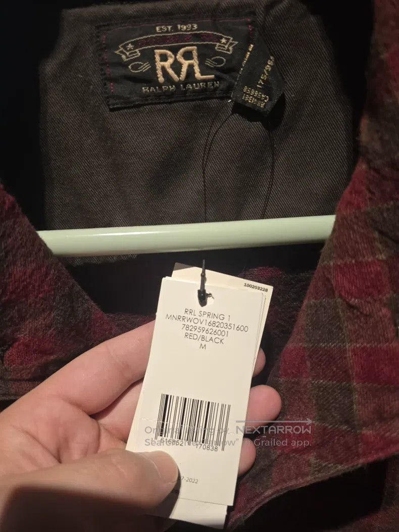 RRL Ralph Lauren RRL Ralph Lauren 25 year spring cotton plaid woven shirt j Size US M / EU 48-50 / 2 - 3 Thumbnail