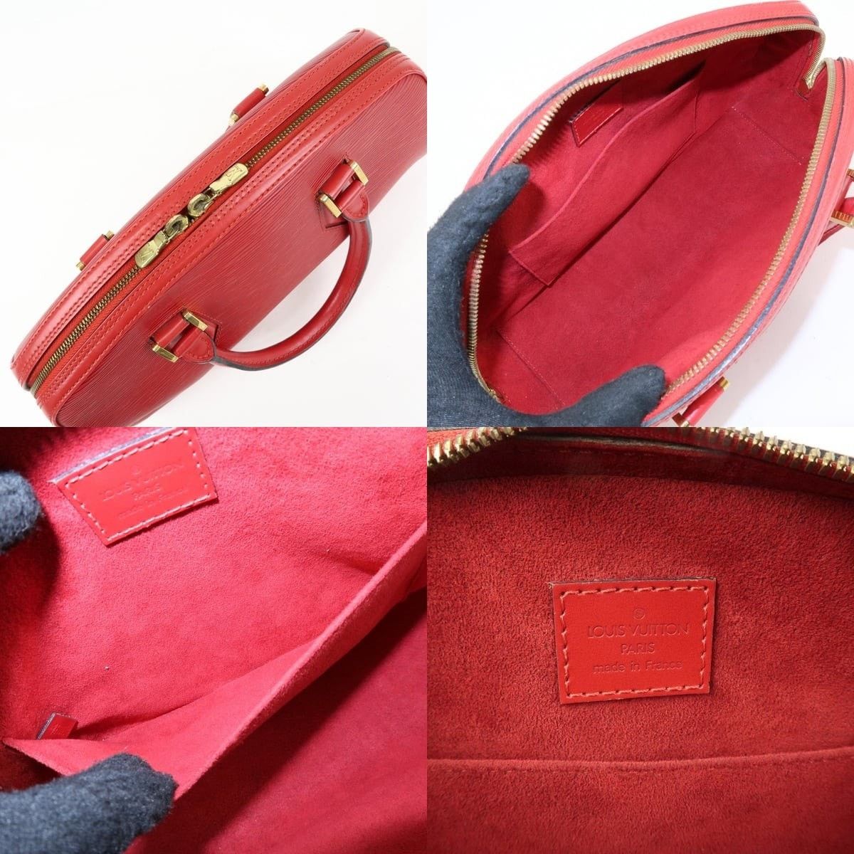 Louis Vuitton Louis Vuitton Epi Jasmine Satchel Red Size ONE SIZE - 7 Thumbnail