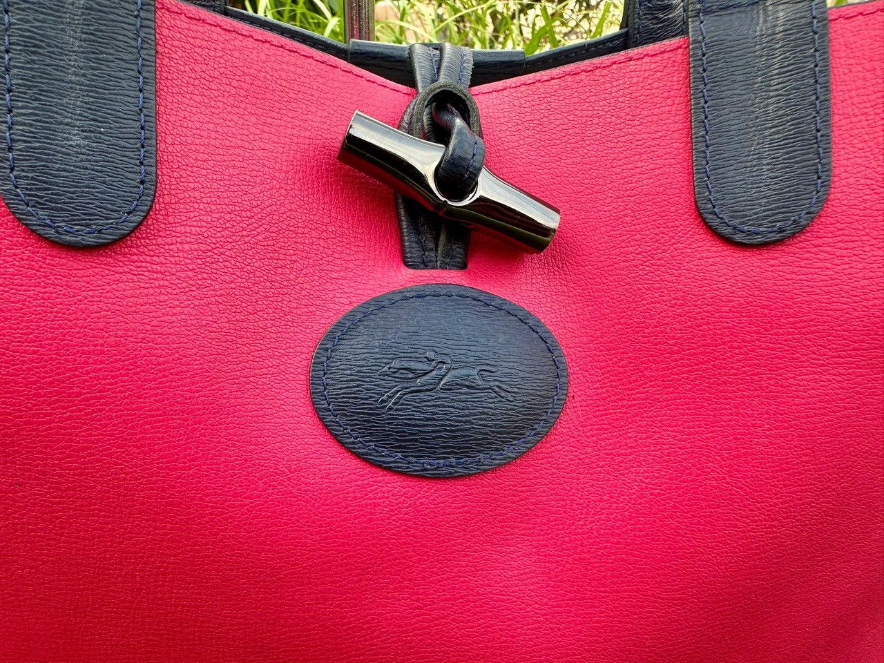 Longchamp Authentic Longchamp Le Roseau L Reversible Leather Tote Bag Size ONE SIZE - 8 Thumbnail