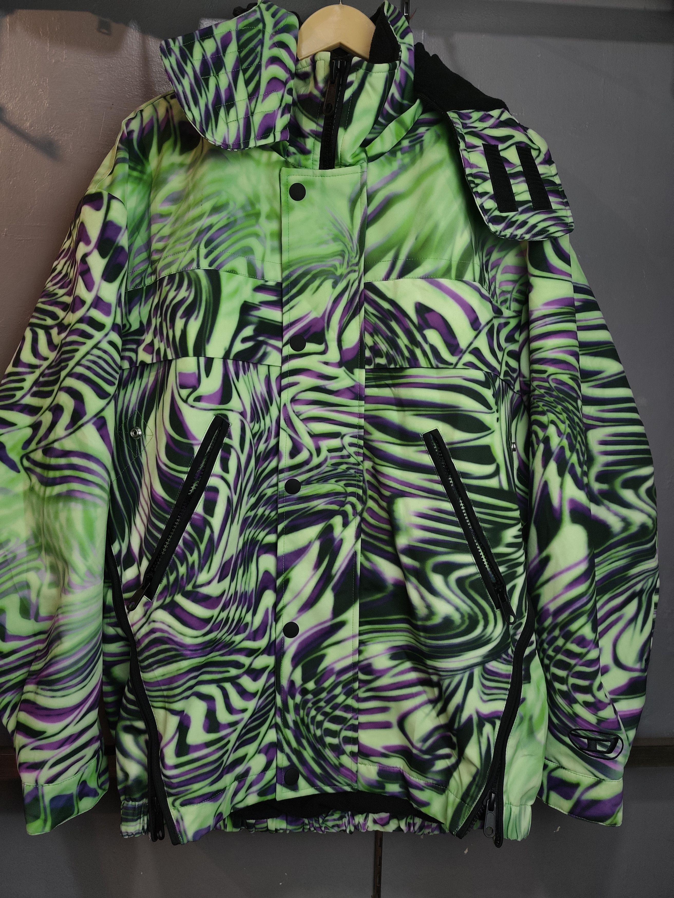 Diesel Diesel Green W-Trodd-Psy Jacket Size US M / EU 48-50 / 2 - 1 Thumbnail