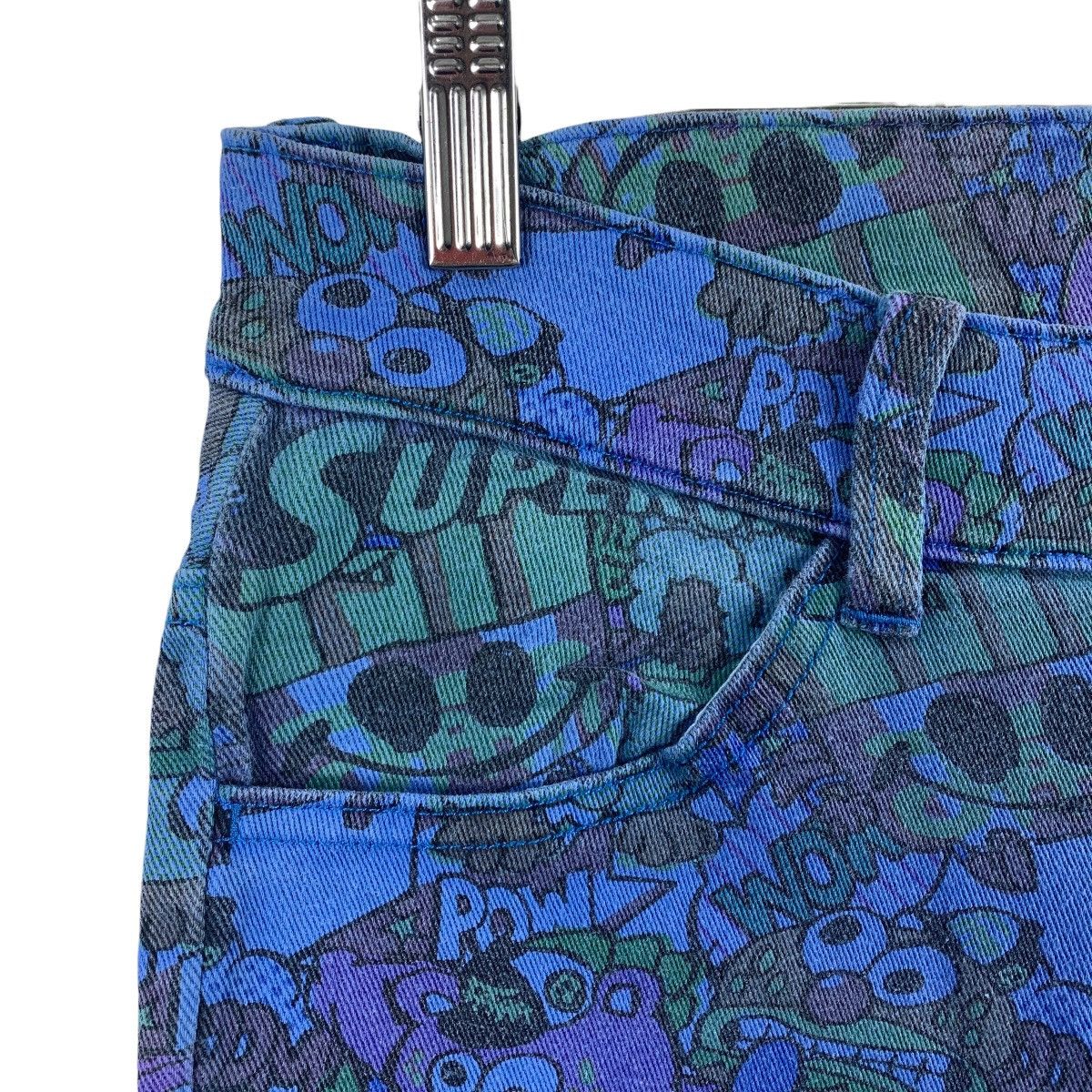 Japanese Brand JAM JOYFULL and MONSTER full print superjam slim fit pants Size 30" / US 8 / IT 44 - 6 Thumbnail