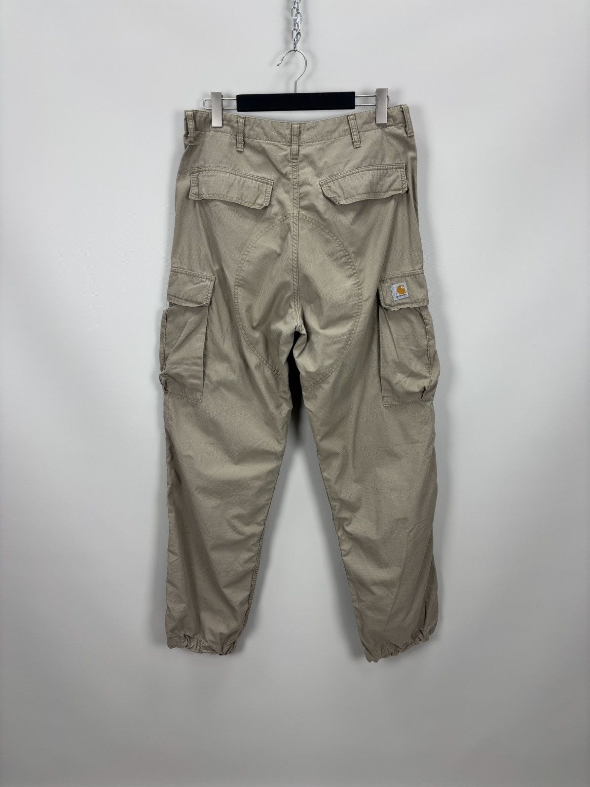 Carhartt Mens cargo pants Carhartt Size 34x36 Color Brown Size US 34 / EU 50 - 5 Thumbnail